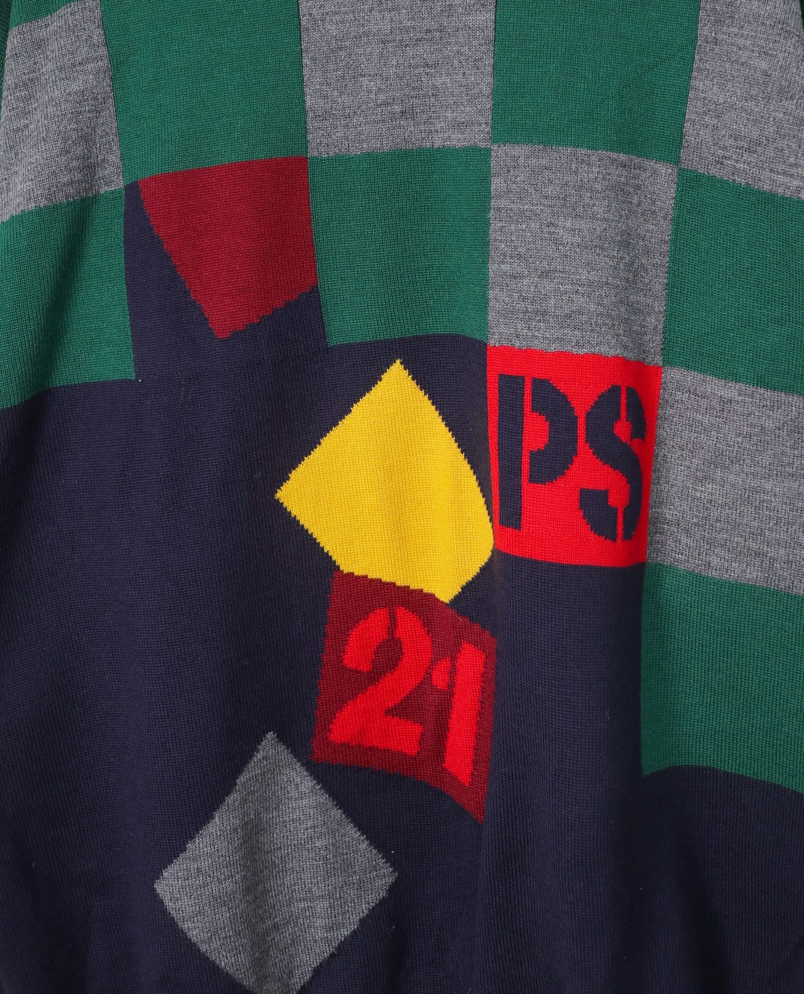 12.27.22 - VTG MOCKNECK KNIT SWEATSHIRT - PIA SPORT
