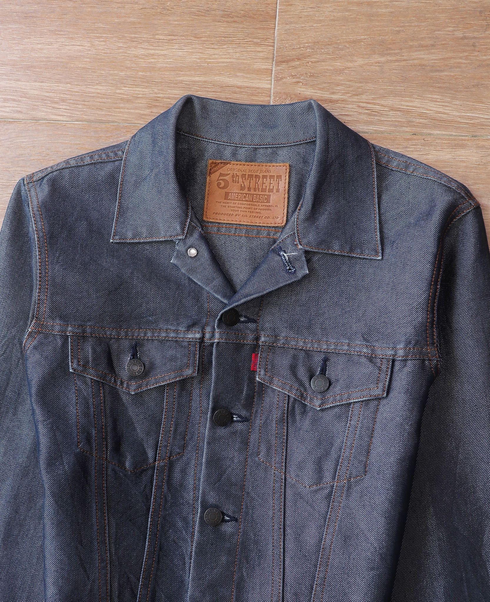 08.04.24 - VTG CROPPED DENIM JACKET - 5th STREET