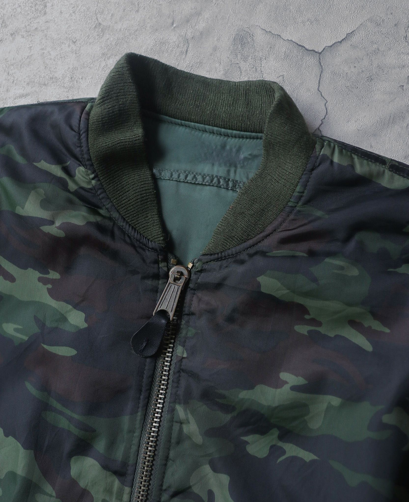 02.20.24 - VTG REVERSIBLE PILOT BOMBER JACKET - PHANTOM MILITARY
