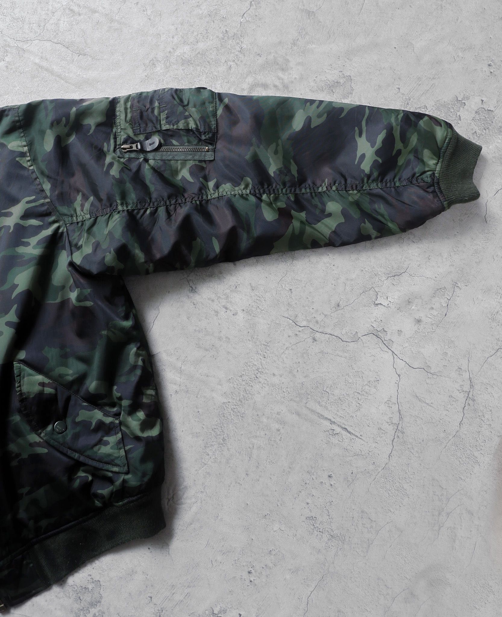 02.20.24 - VTG REVERSIBLE PILOT BOMBER JACKET - PHANTOM MILITARY