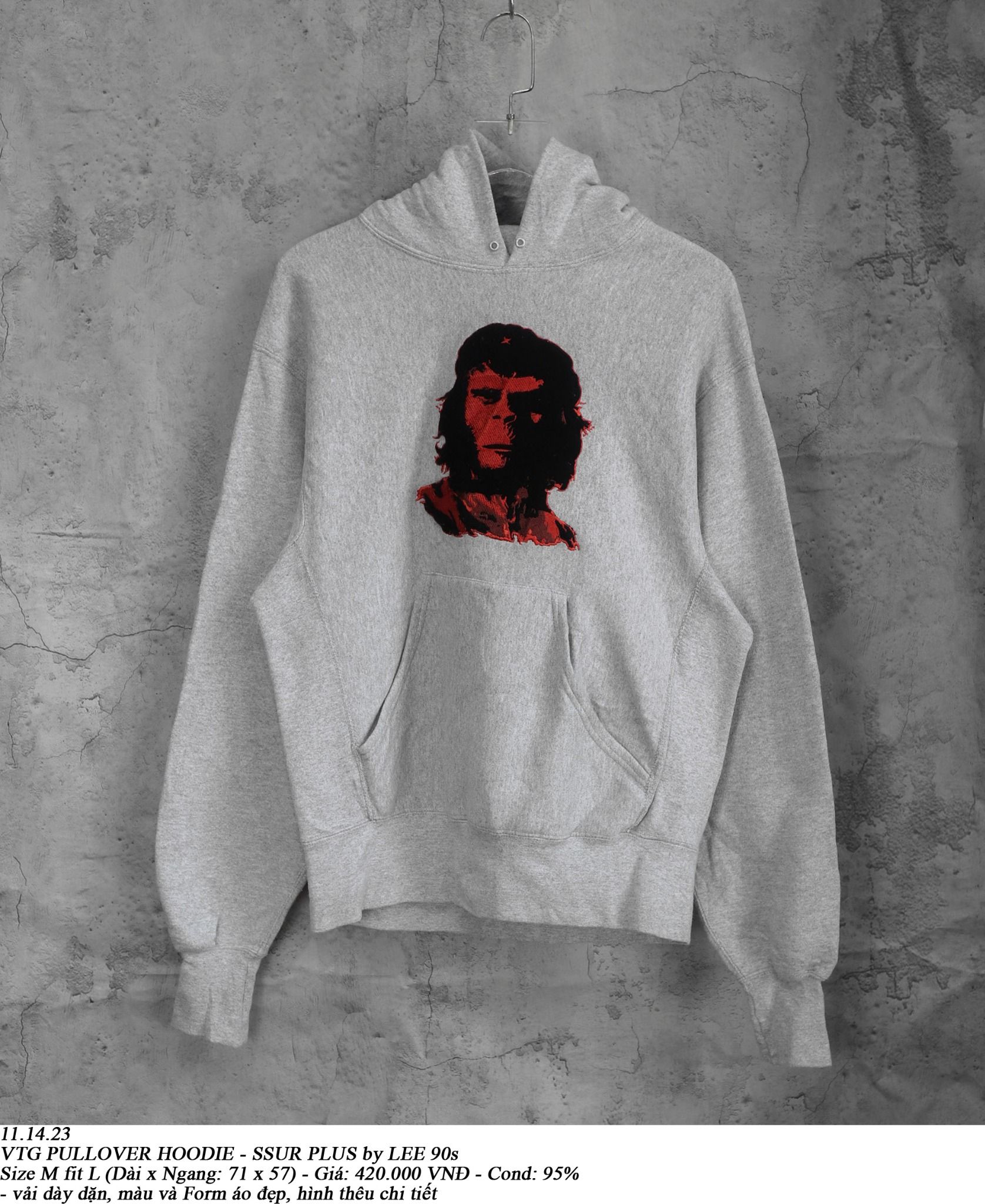 11.14.23 - VTG PULLOVER HOODIE - SSUR PLUS by LEE 90s