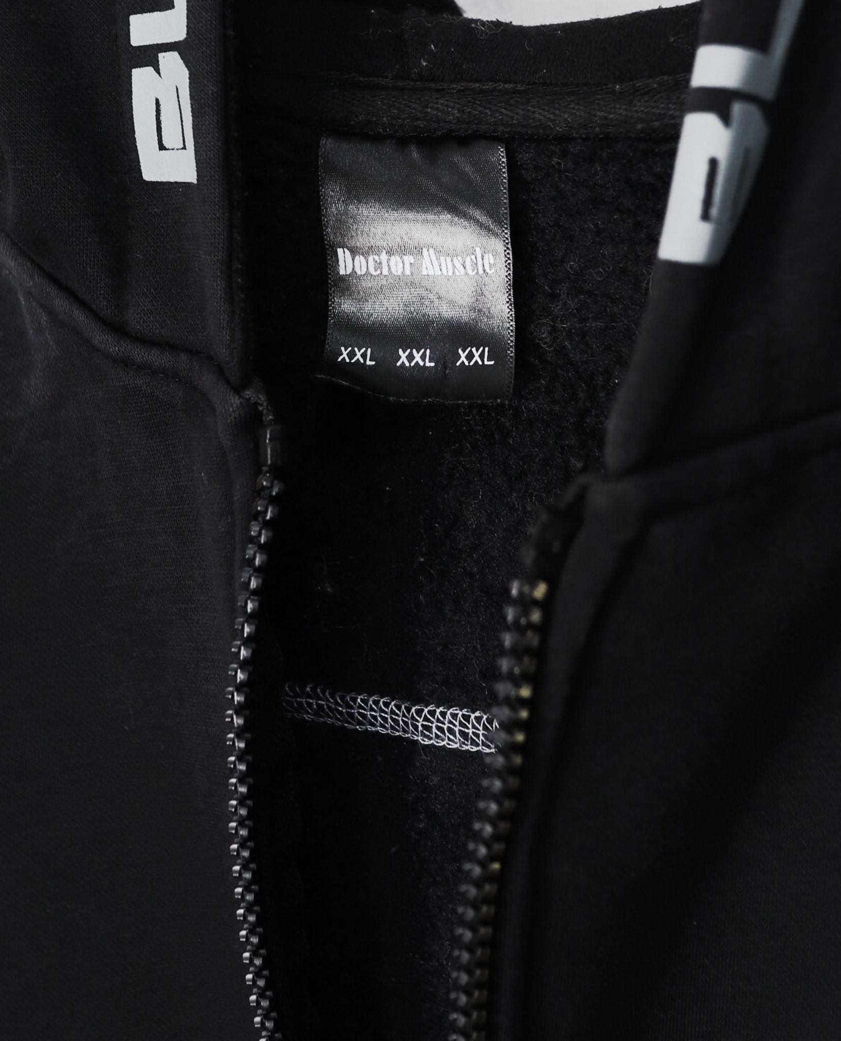 12.29.22 - VTG ZIP UP HOODIE - DOCTOR MUSCLE