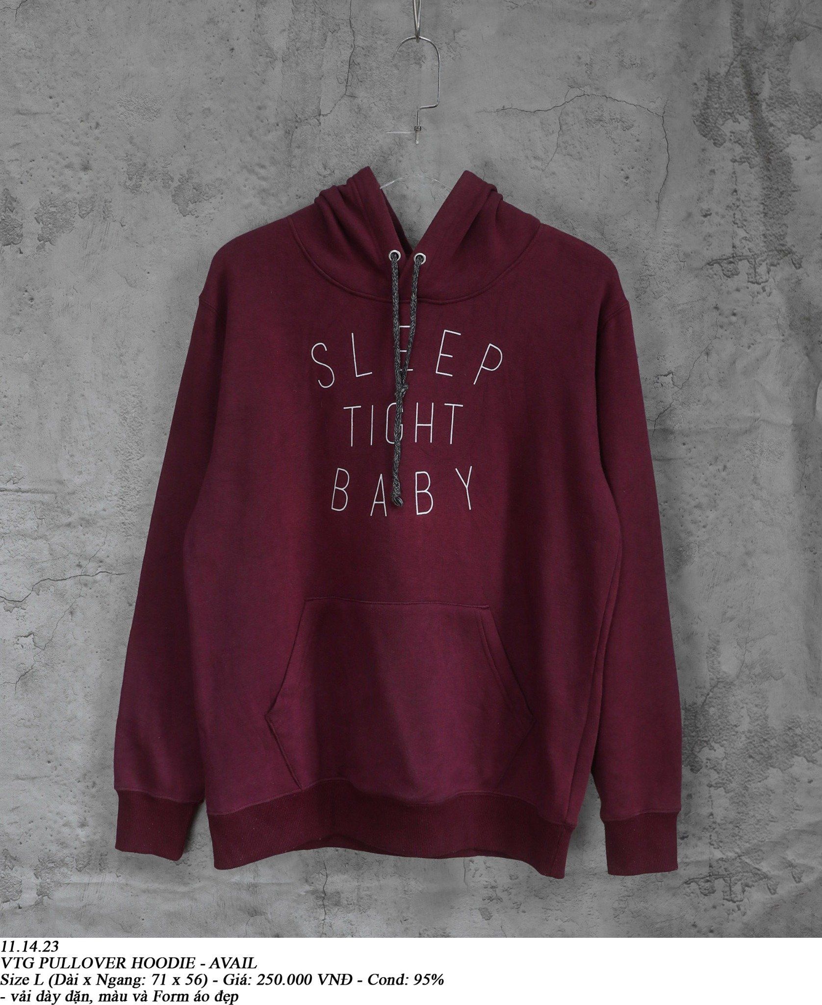 11.14.23 - VTG PULLOVER HOODIE - AVAIL