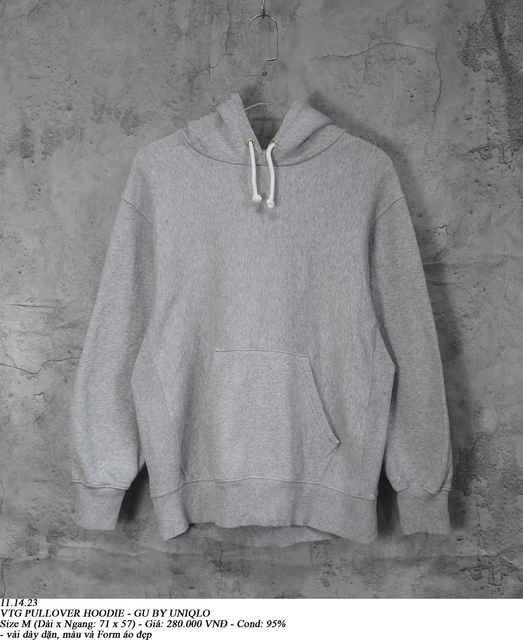 11.14.23 - VTG PULLOVER HOODIE - GU by UNIQLO