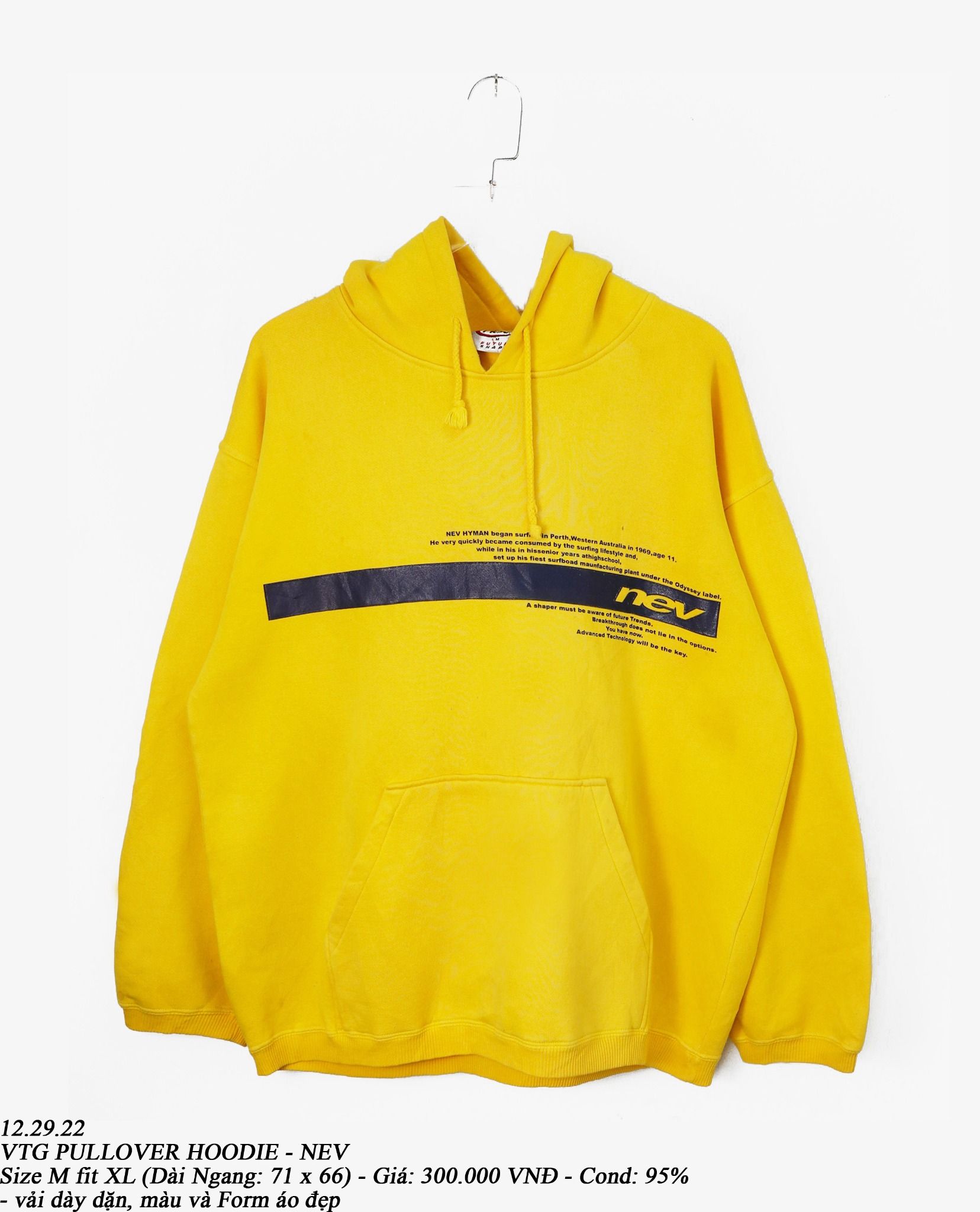 12.29.22 - VTG PULLOVER HOODIE - NEV