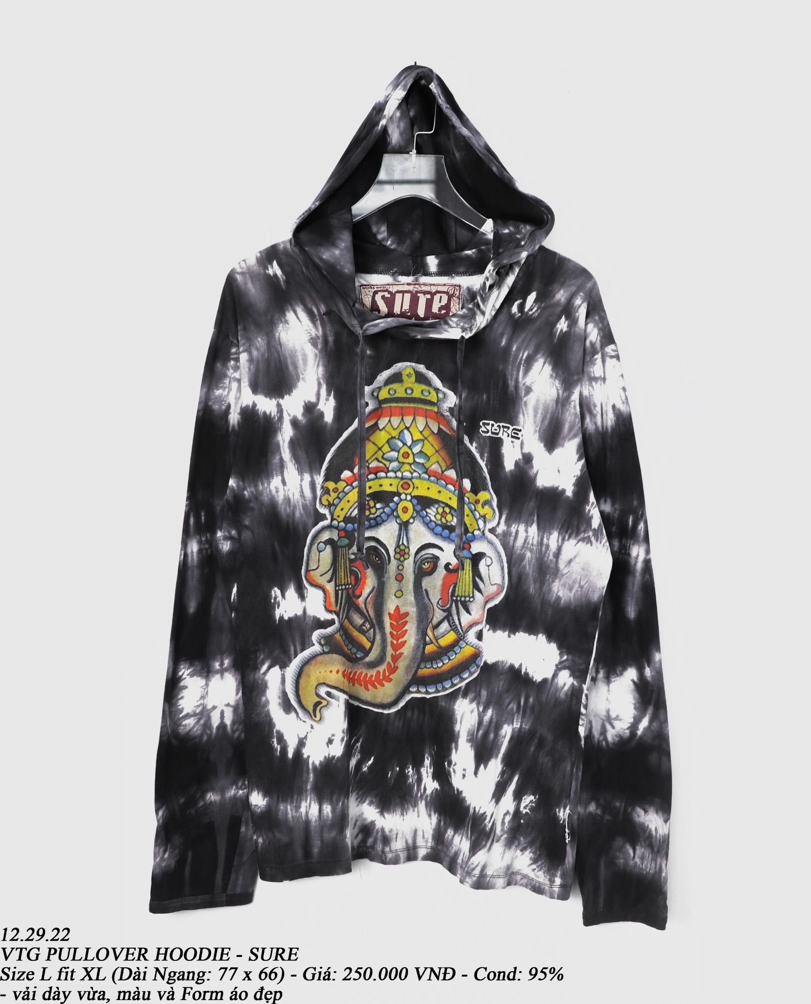 12.29.22 - VTG PULLOVER HOODIE - SURE