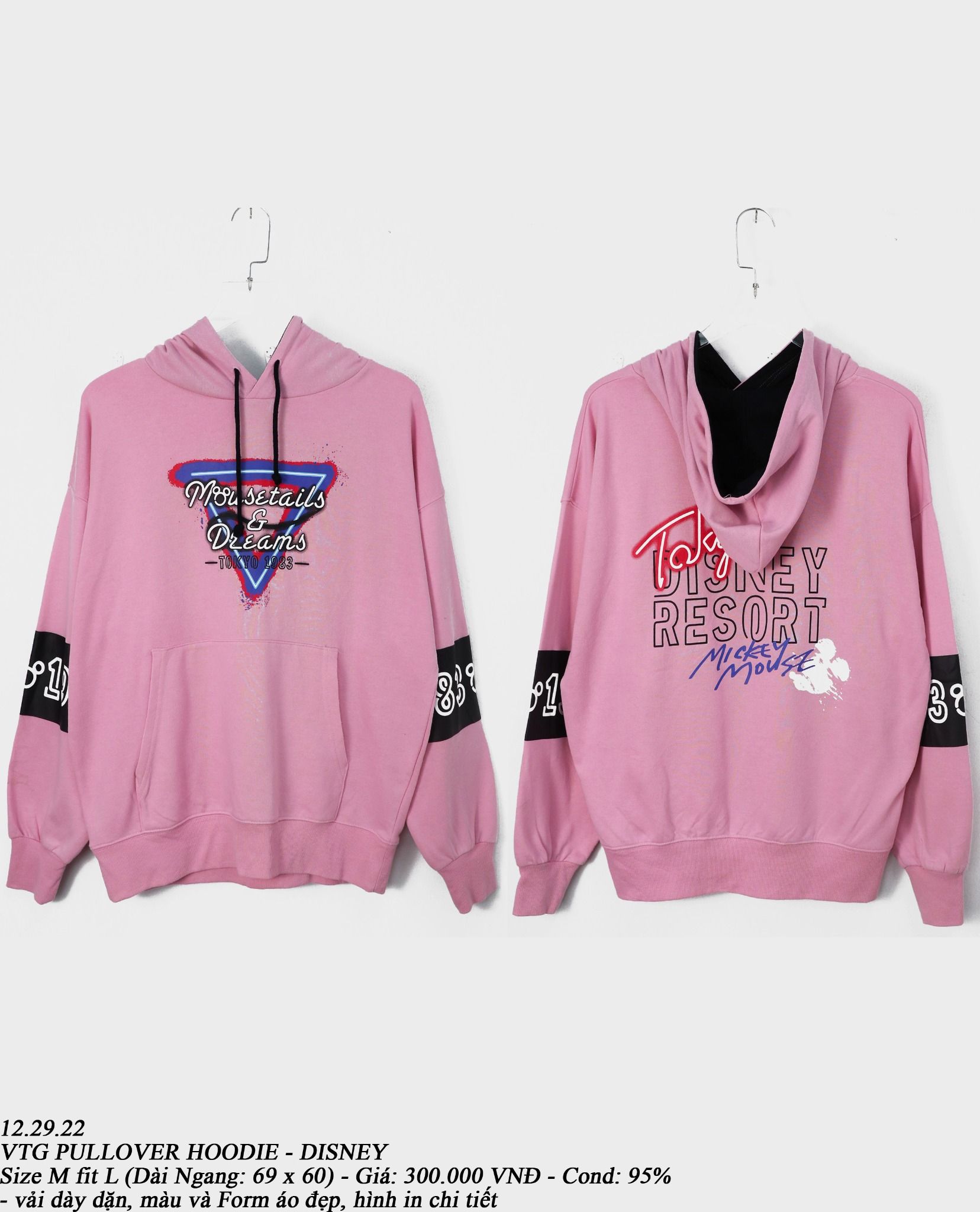 12.29.22 - VTG PULLOVER HOODIE - DISNEY