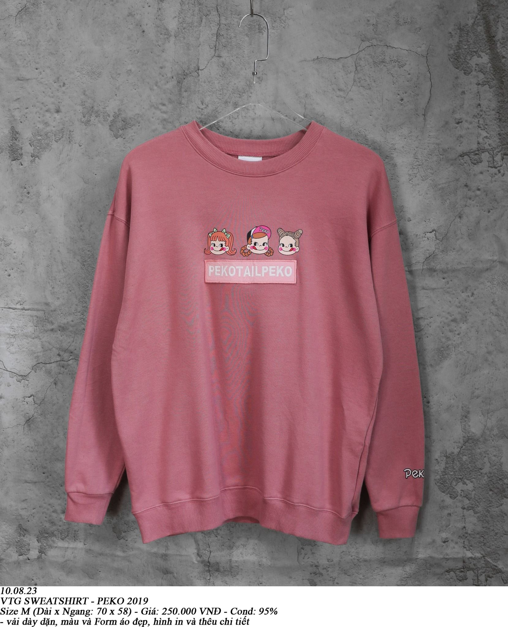 10.08.23 - VTG SWEATSHIRT - PEKO 2019