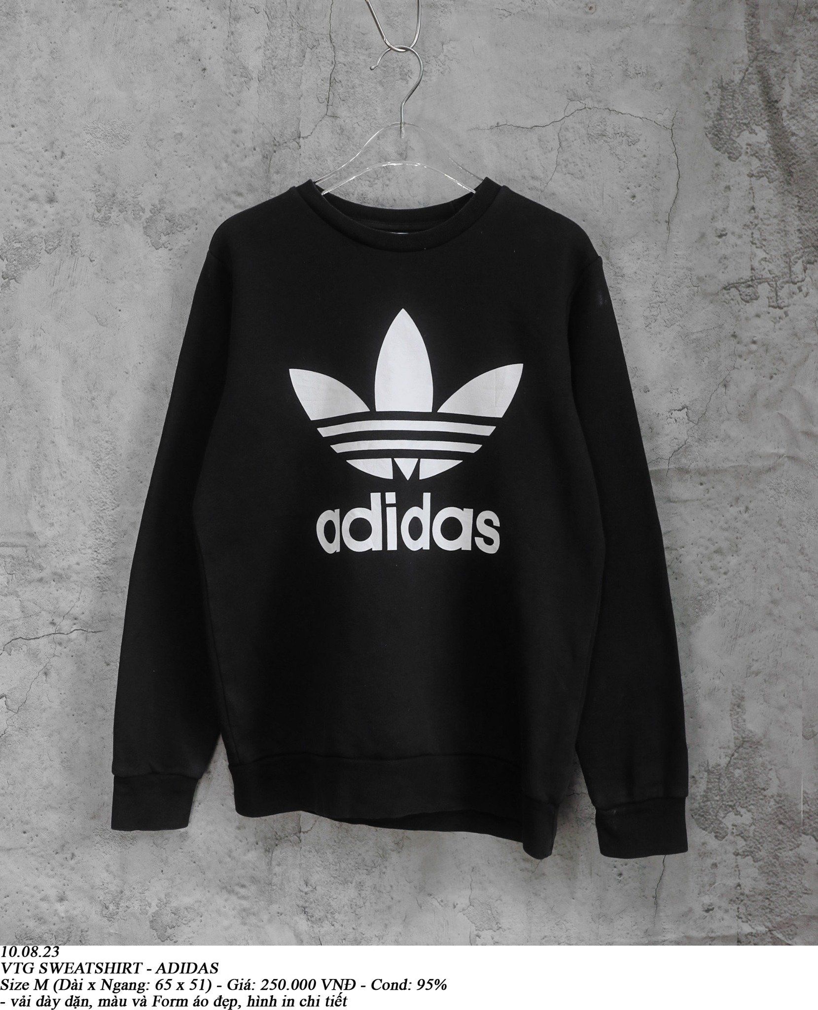 10.08.23 - VTG SWEATSHIRT - ADIDAS