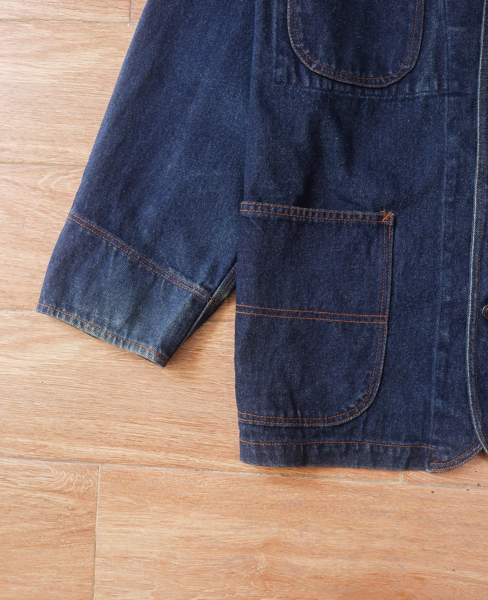 08.11.24 - VTG CHORE COAT DENIM JACKET - TRAY-UP