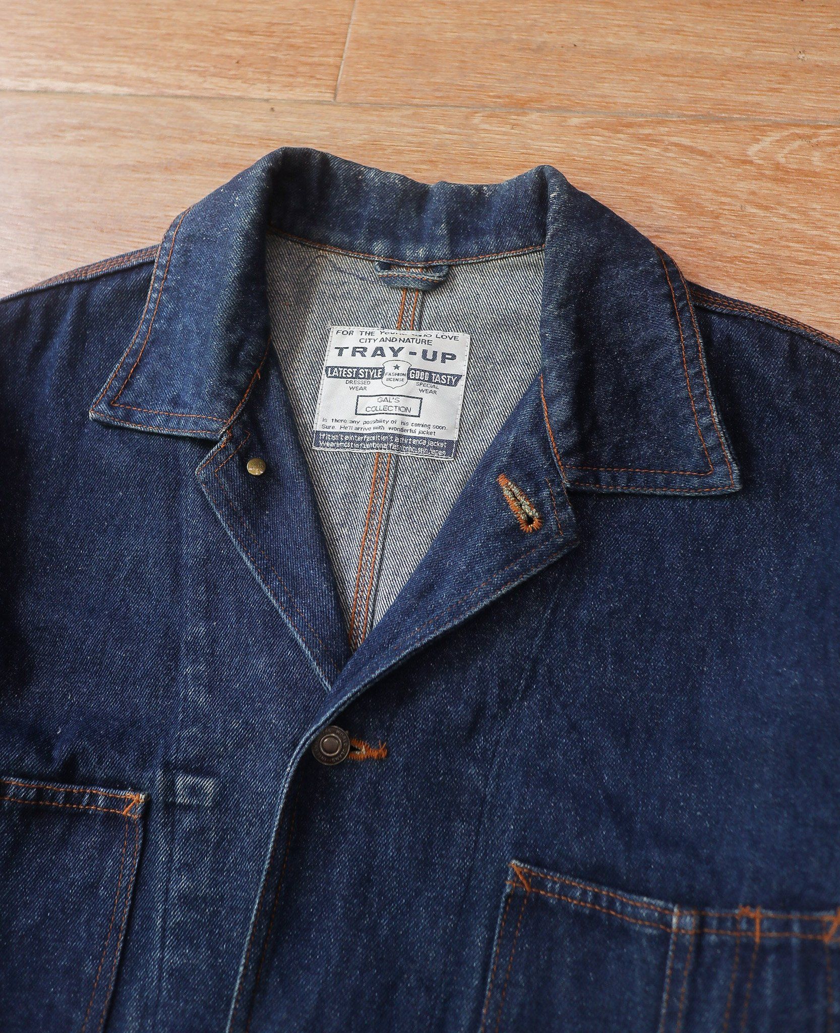 08.11.24 - VTG CHORE COAT DENIM JACKET - TRAY-UP