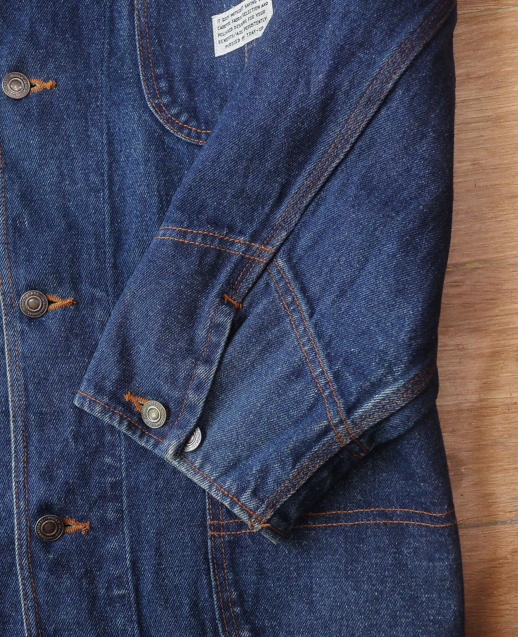 08.11.24 - VTG CHORE COAT DENIM JACKET - TRAY-UP