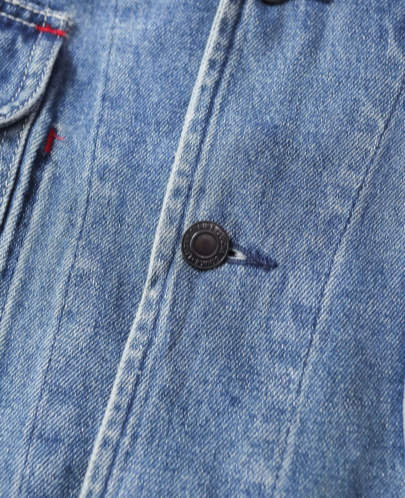 08.11.24 - VTG CHORE COAT DENIM JACKET - LUCKY STRIKE