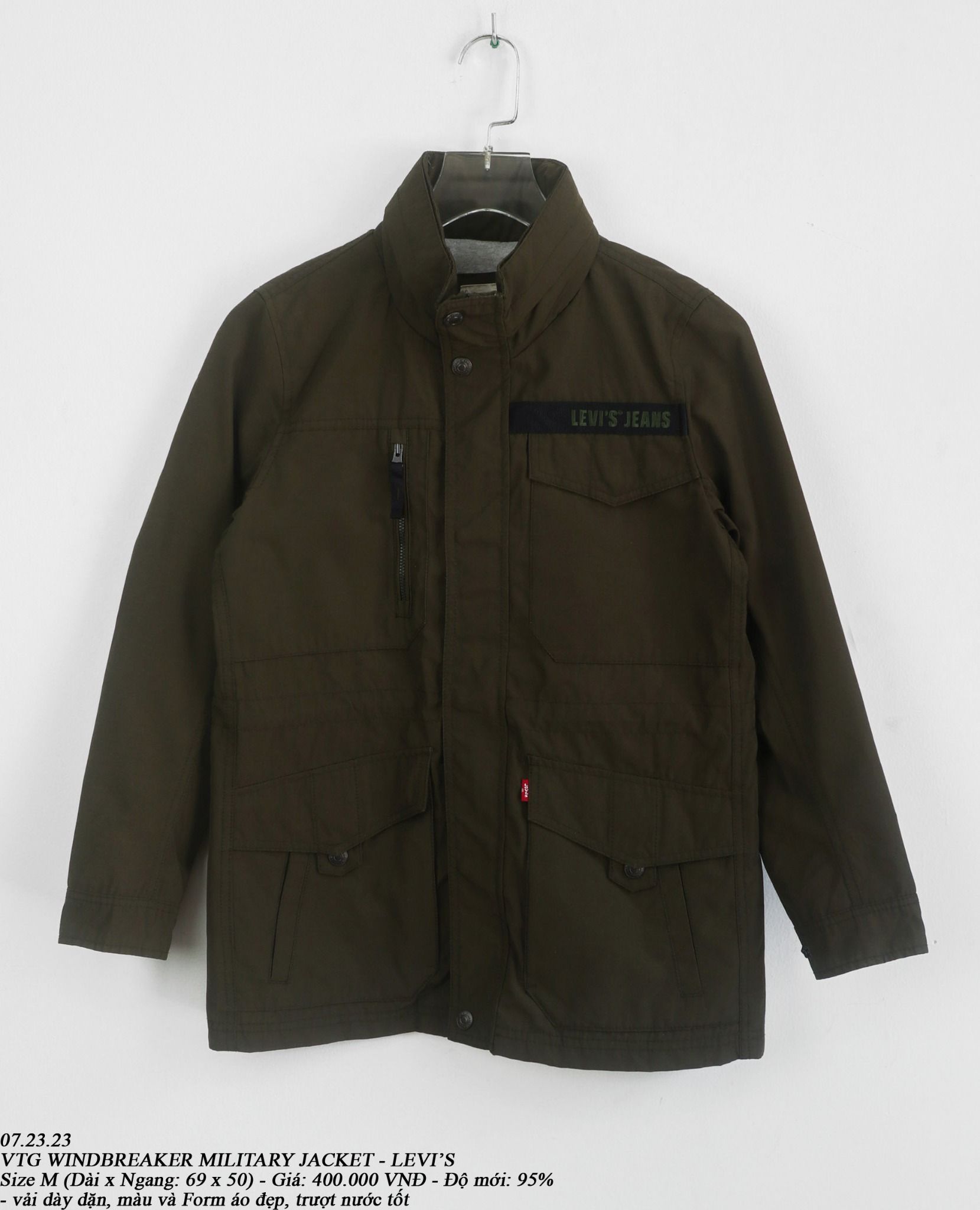 07.23.23 - VTG WINDBREAKER MILITARY JACKET - LEVI'S