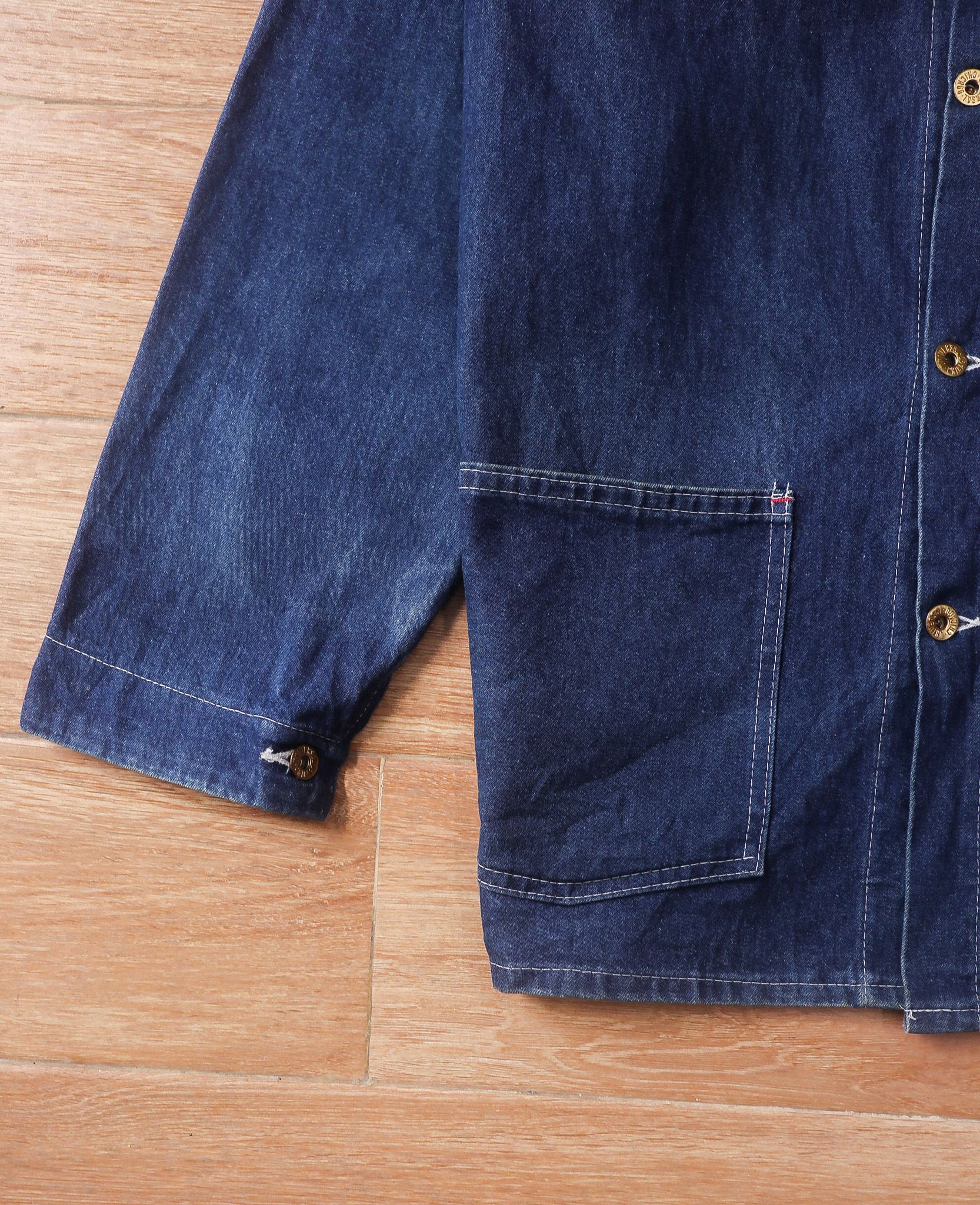08.11.24 - VTG CHORE COAT DENIM JACKET - HEAP