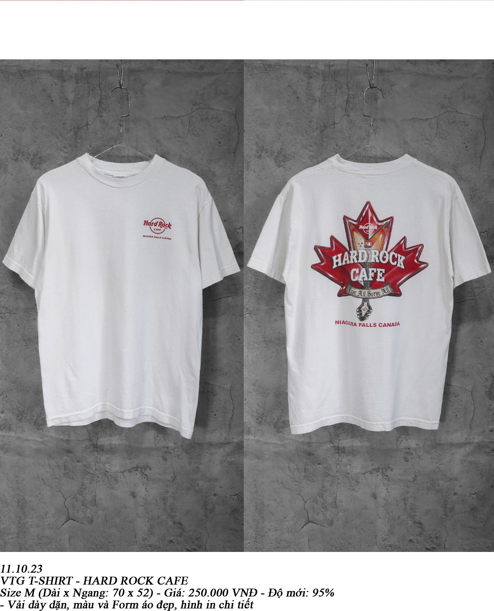 11.10.23 - VTG T-SHIRT - HARDROCK CAFE