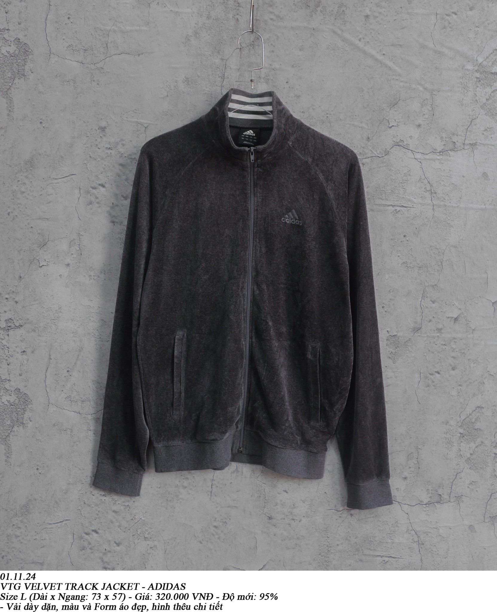 01.11.24 - VTG VELVET TRACK JACKET - ADIDAS