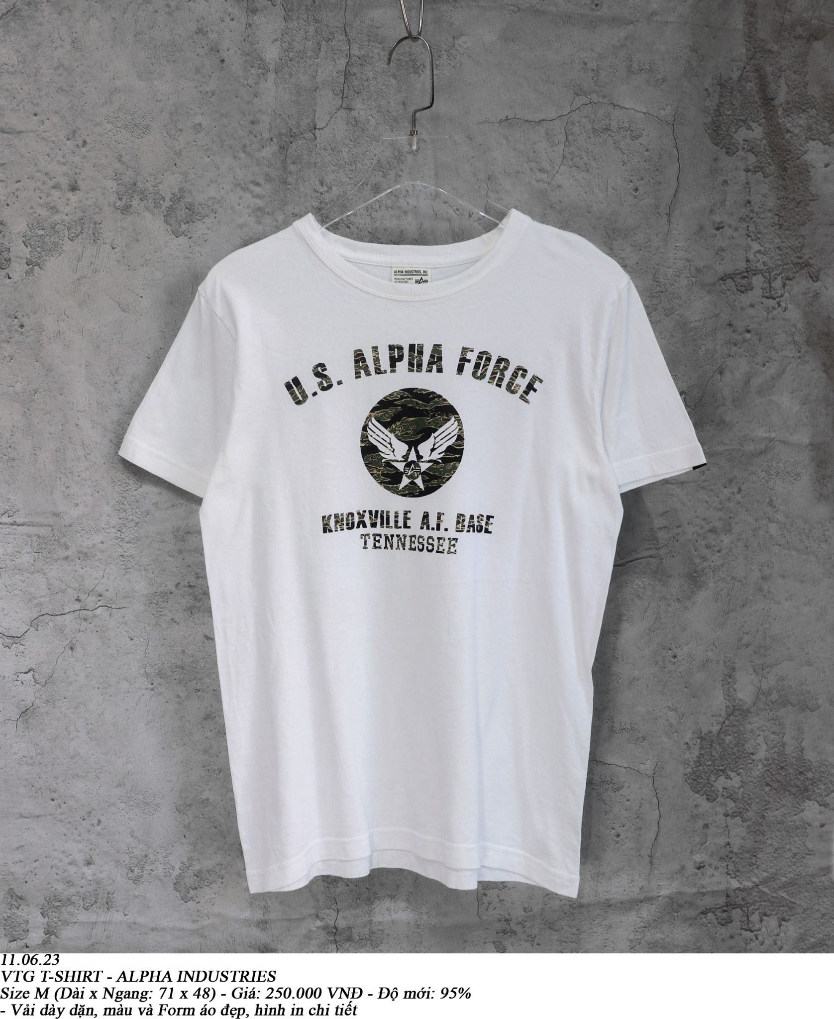 11.06.23 - VTG T-SHIRT - ALPHA INDUSTRIES