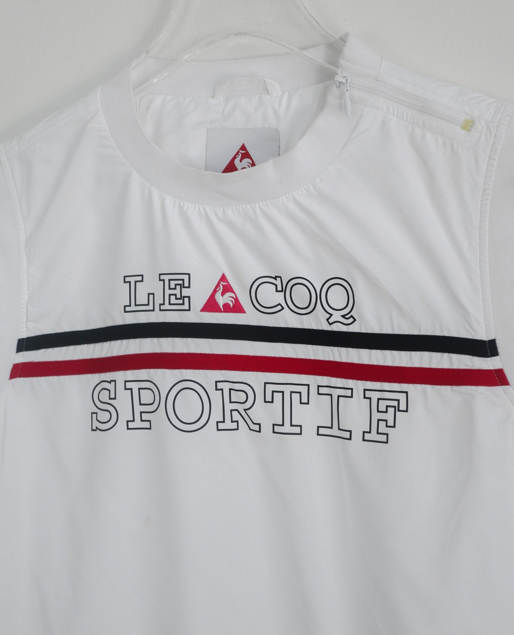 07.23.23 - VTG SLEEVELESS PULLOVER WINDBREAKER JACKET - LE COQ SPORTIF