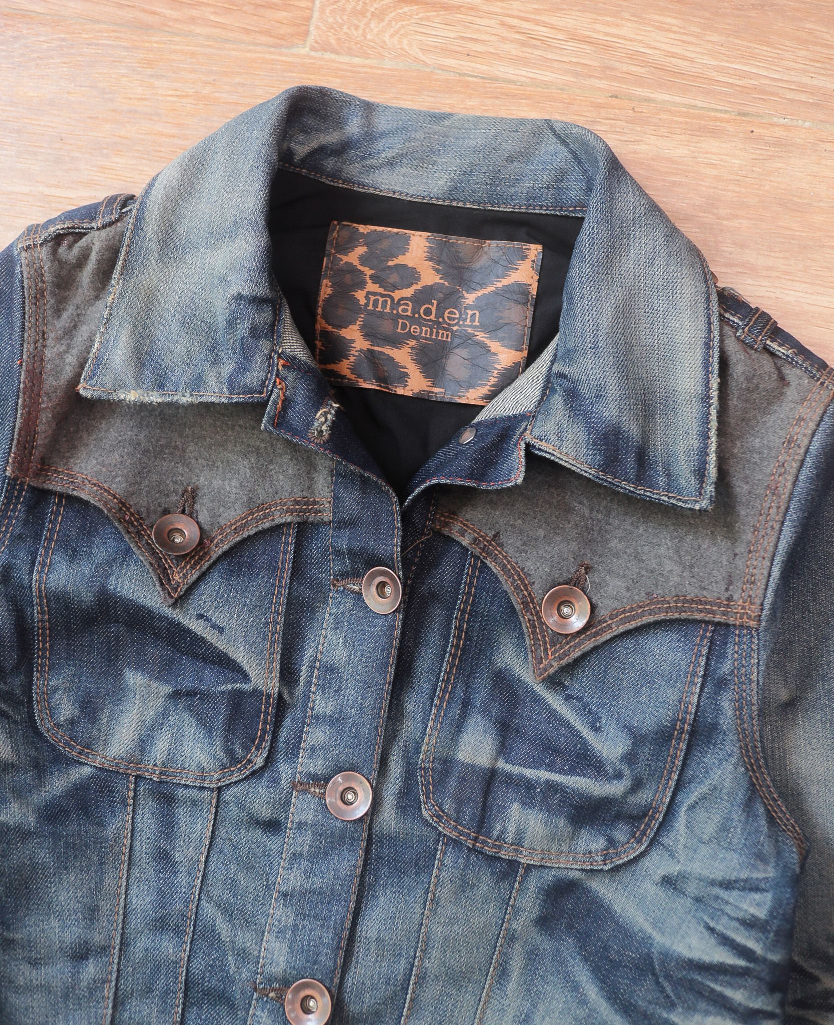 08.11.24 - VTG CROPPED DENIM JACKET - MADEN DENIM