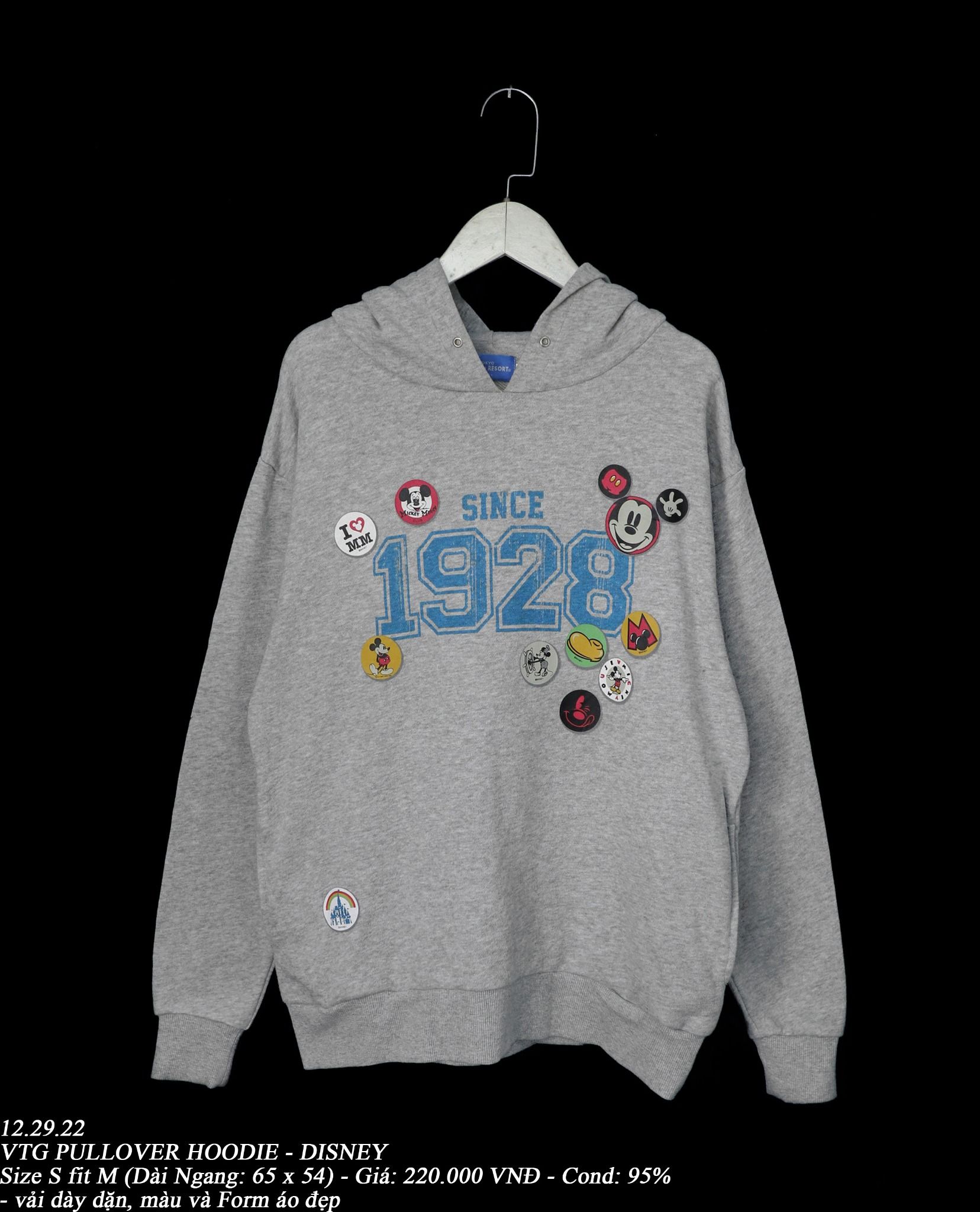 12.29.22 - VTG PULLOVER HOODIE - DISNEY