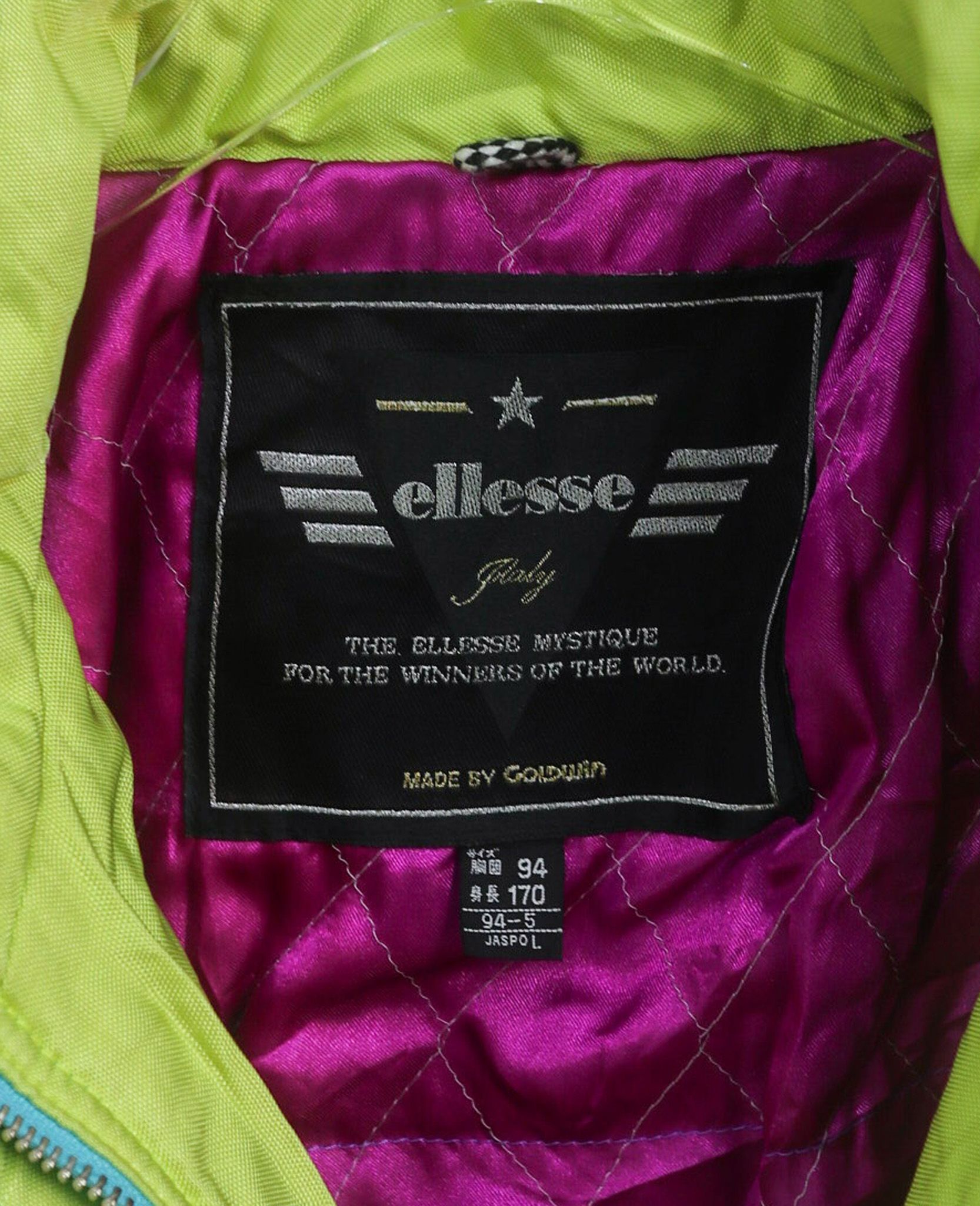 03.01.24 - VTG CROPPED SKI RACING JACKET - ELLESSE ITALY