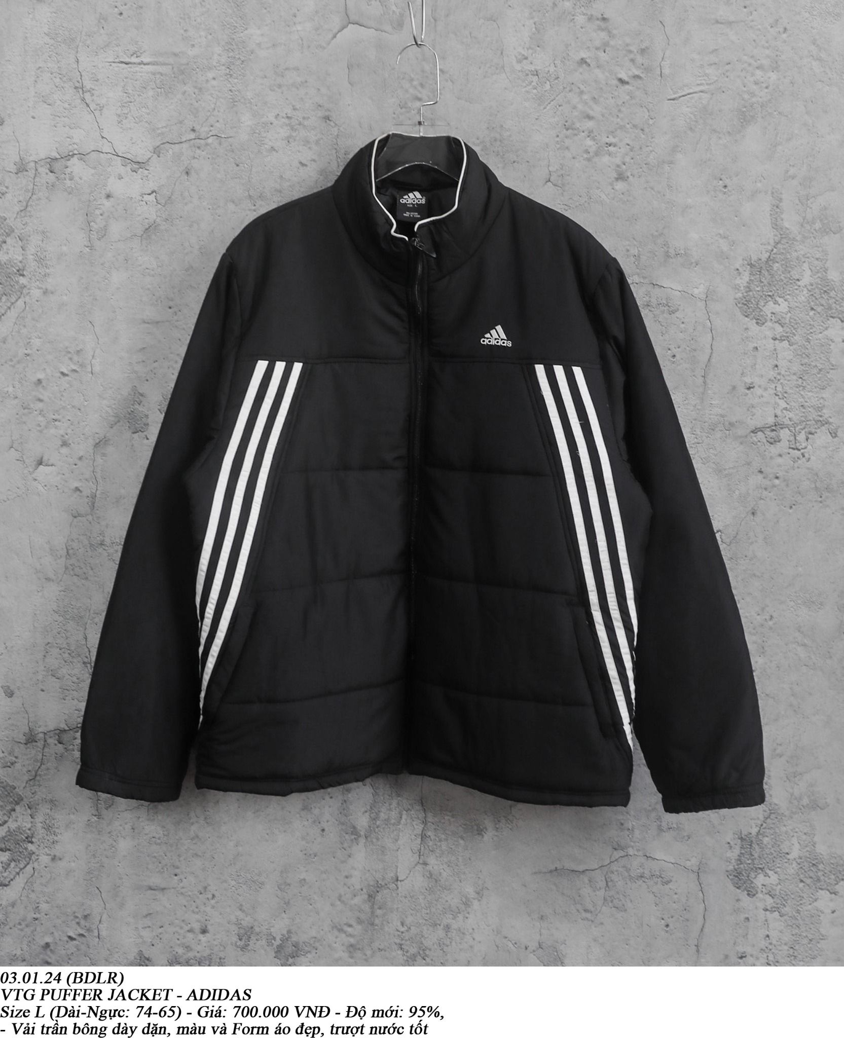 03.01.24 - VTG PUFFER JACKET - ADIDAS