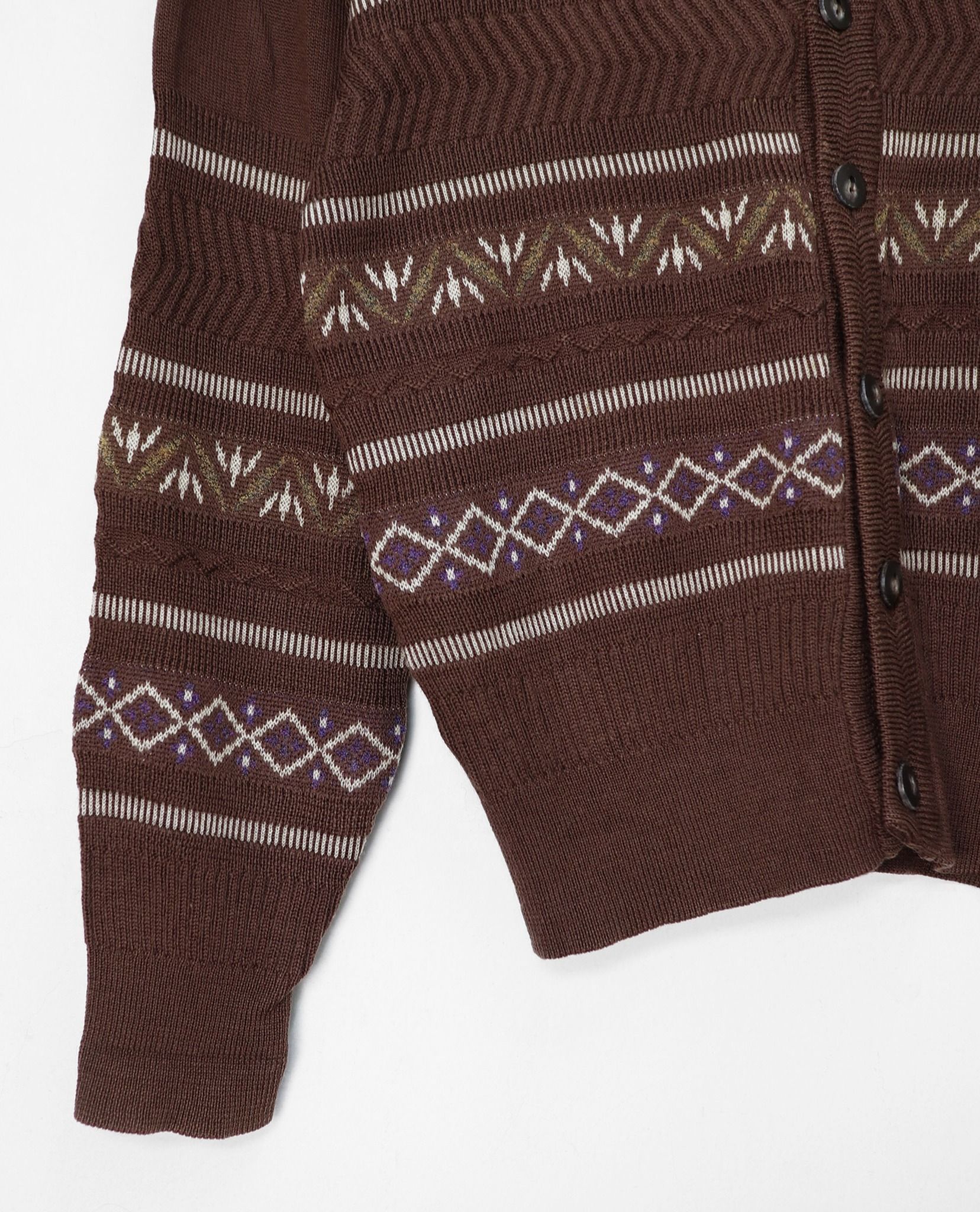 10.27.22 - VTG KNIT CARDIGAN JACKET - SEA HORSE