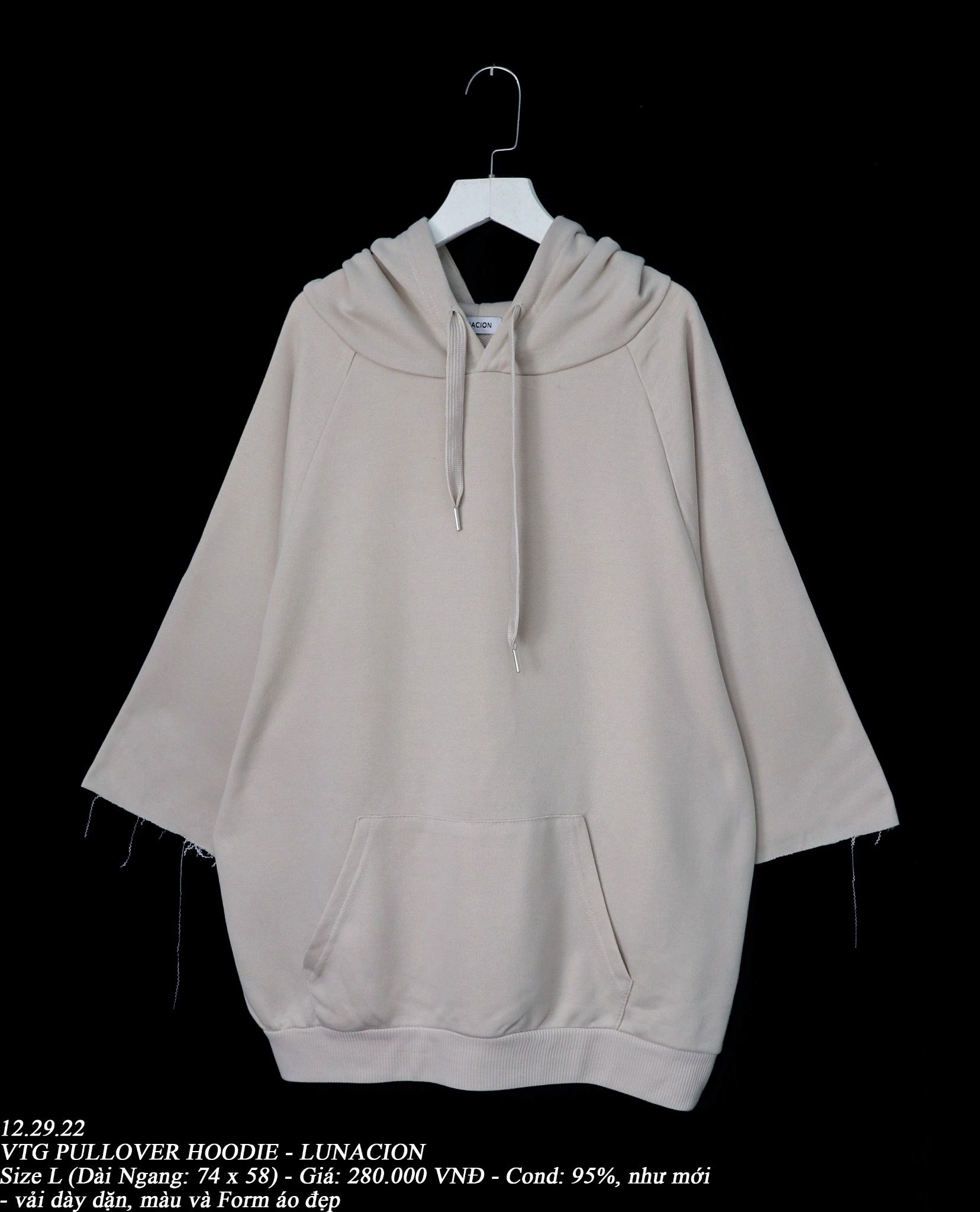 12.29.22 - VTG PULLOVER HOODIE - LUNACION