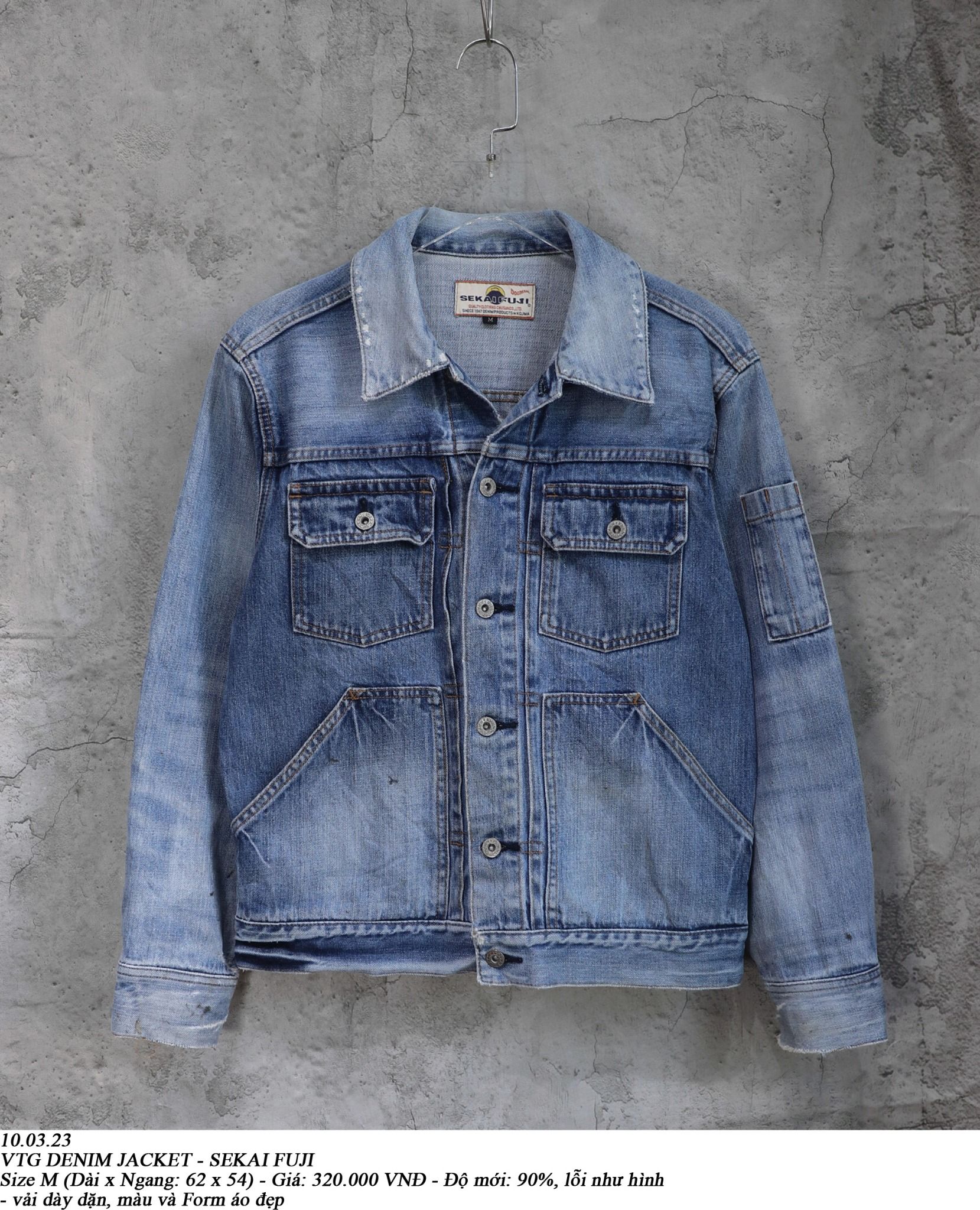 10.03.23 - VTG DENIM JACKET - SEKAI FUJI