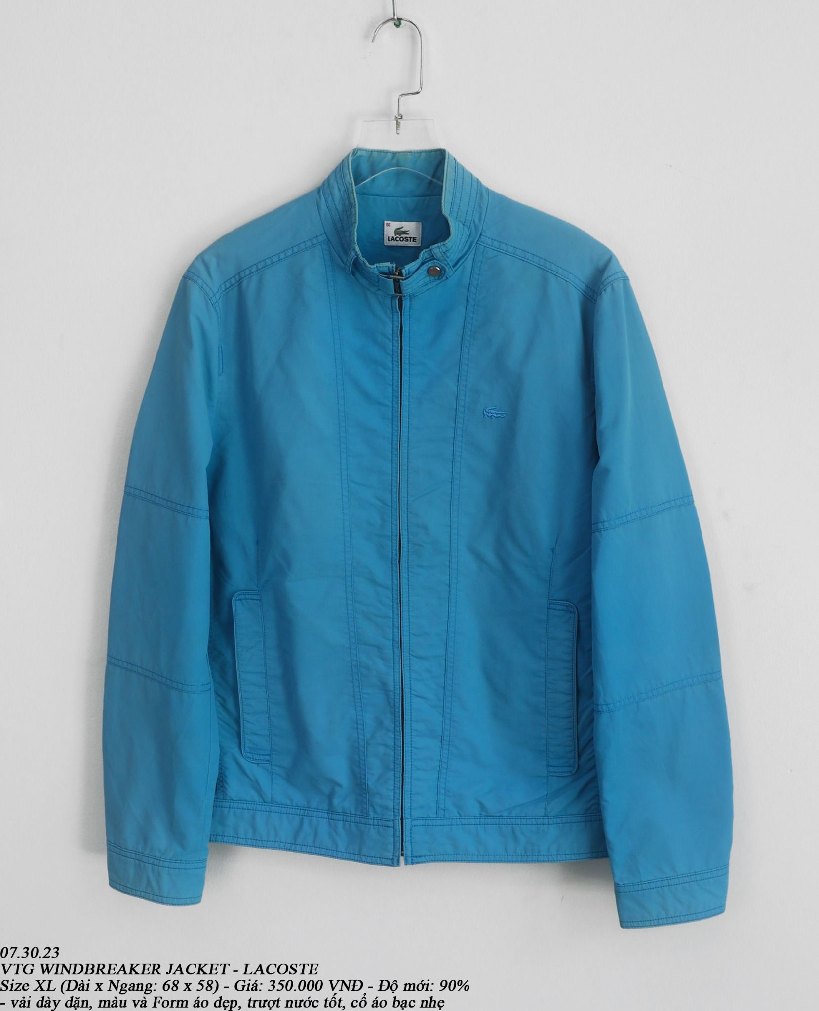 07.30.23 - VTG WINDBREAKER TRACK JACKET - LACOSTE