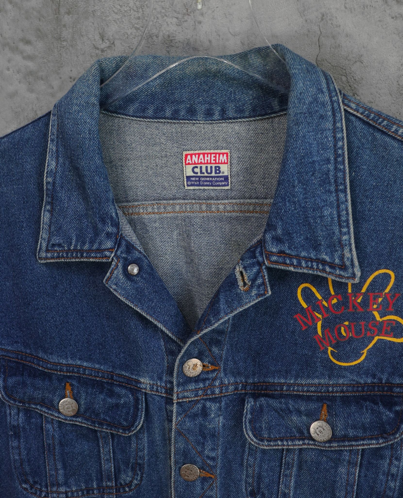 10.12.23 - VTG DENIM JACKET - ANAHEIM CLUB X DISNEY