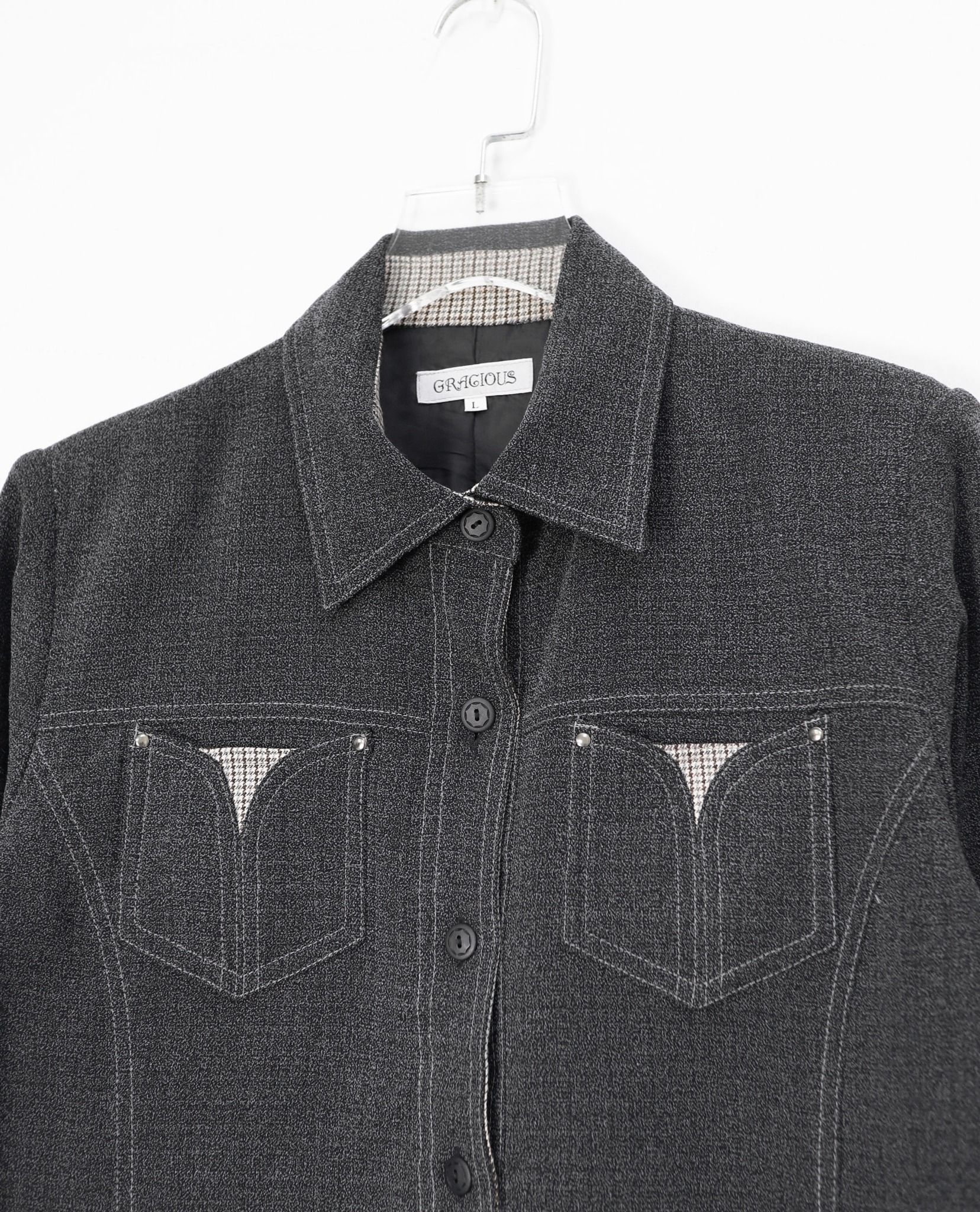 09.25.22 - VTG SHIRT JACKET - GRACIOUS