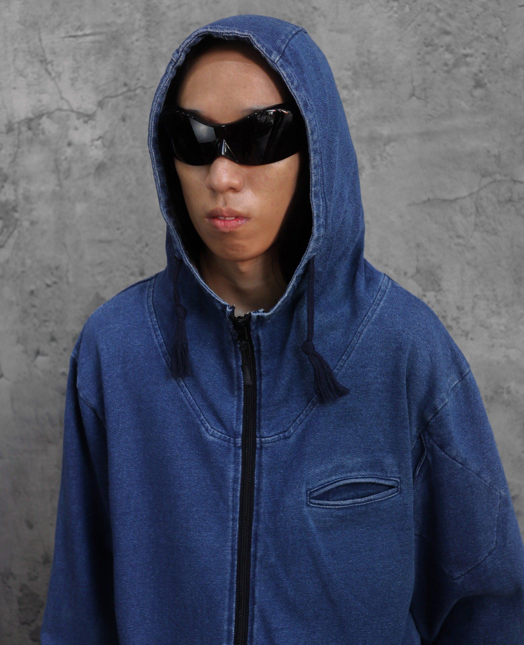 02.23.24 - VTG INDIGO WASH HOODED JACKET - COVER