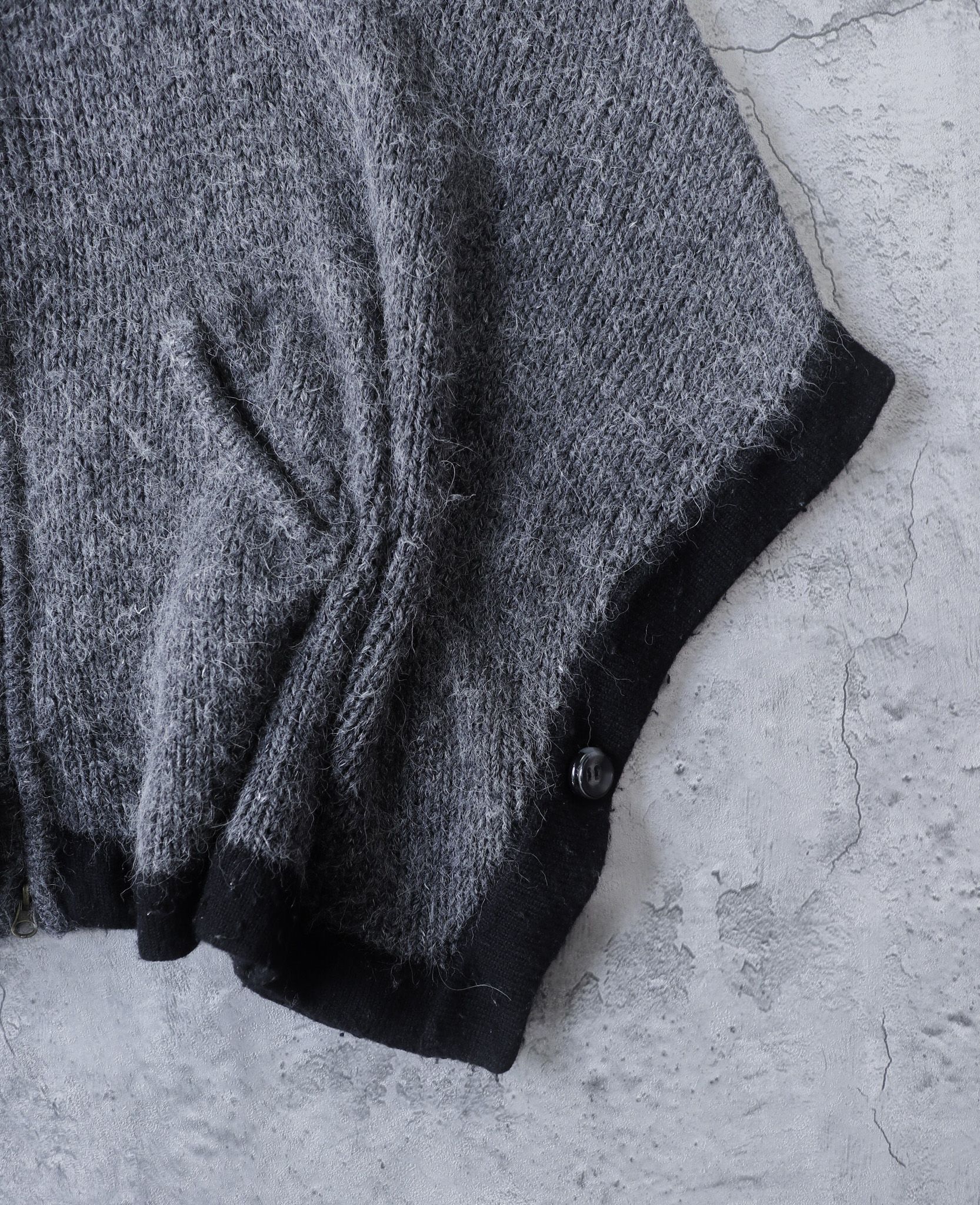 02.23.24 - VTG KNIT PONCHO JACKET - TRANNA