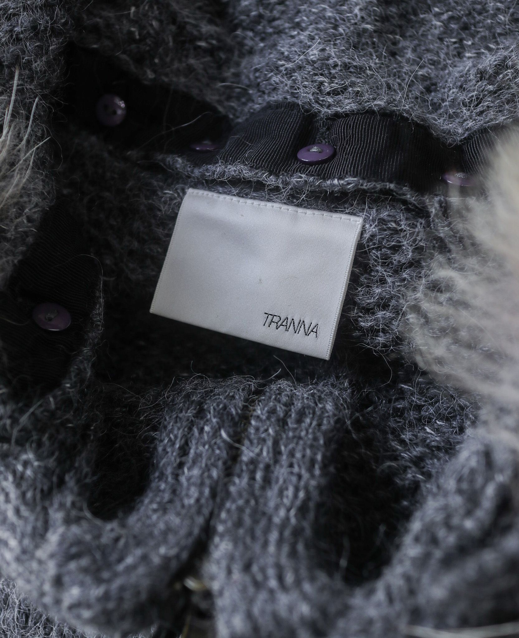 02.23.24 - VTG KNIT PONCHO JACKET - TRANNA
