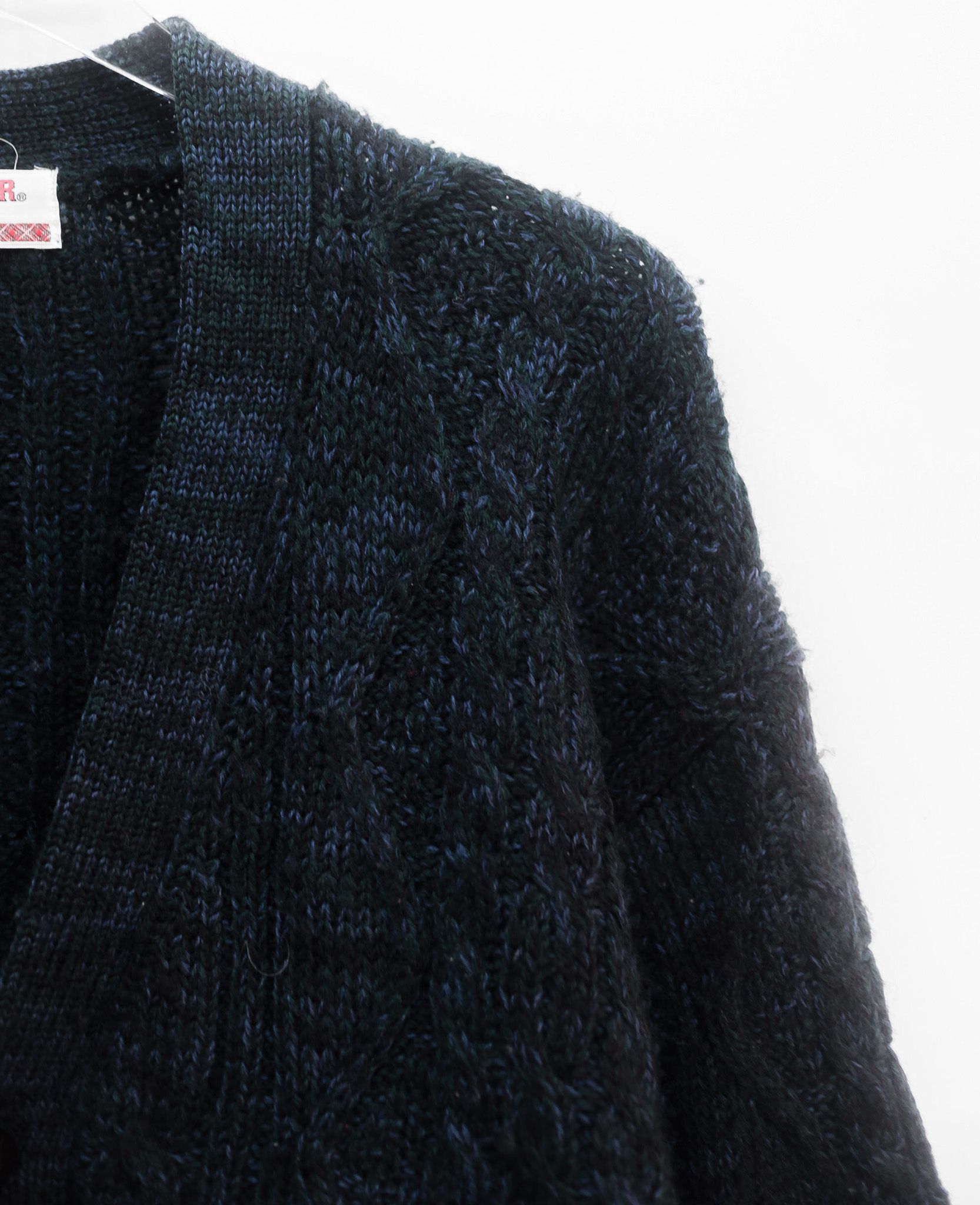 08.16.24 - VTG KNIT CARDIGAN JACKET - McGREGOR 90s