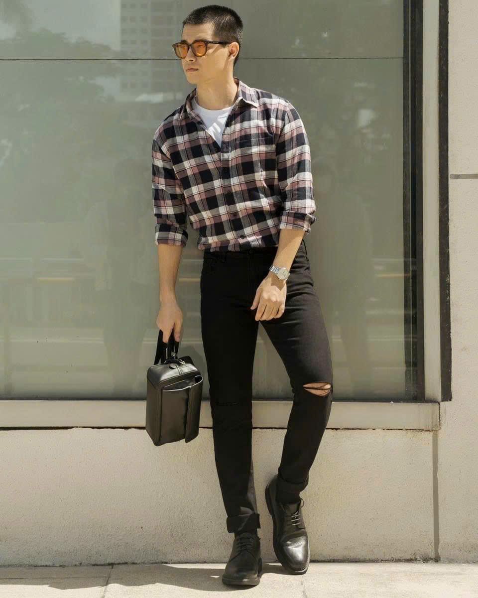 Quần Jean DEFOXX Rách Gối Slimfit