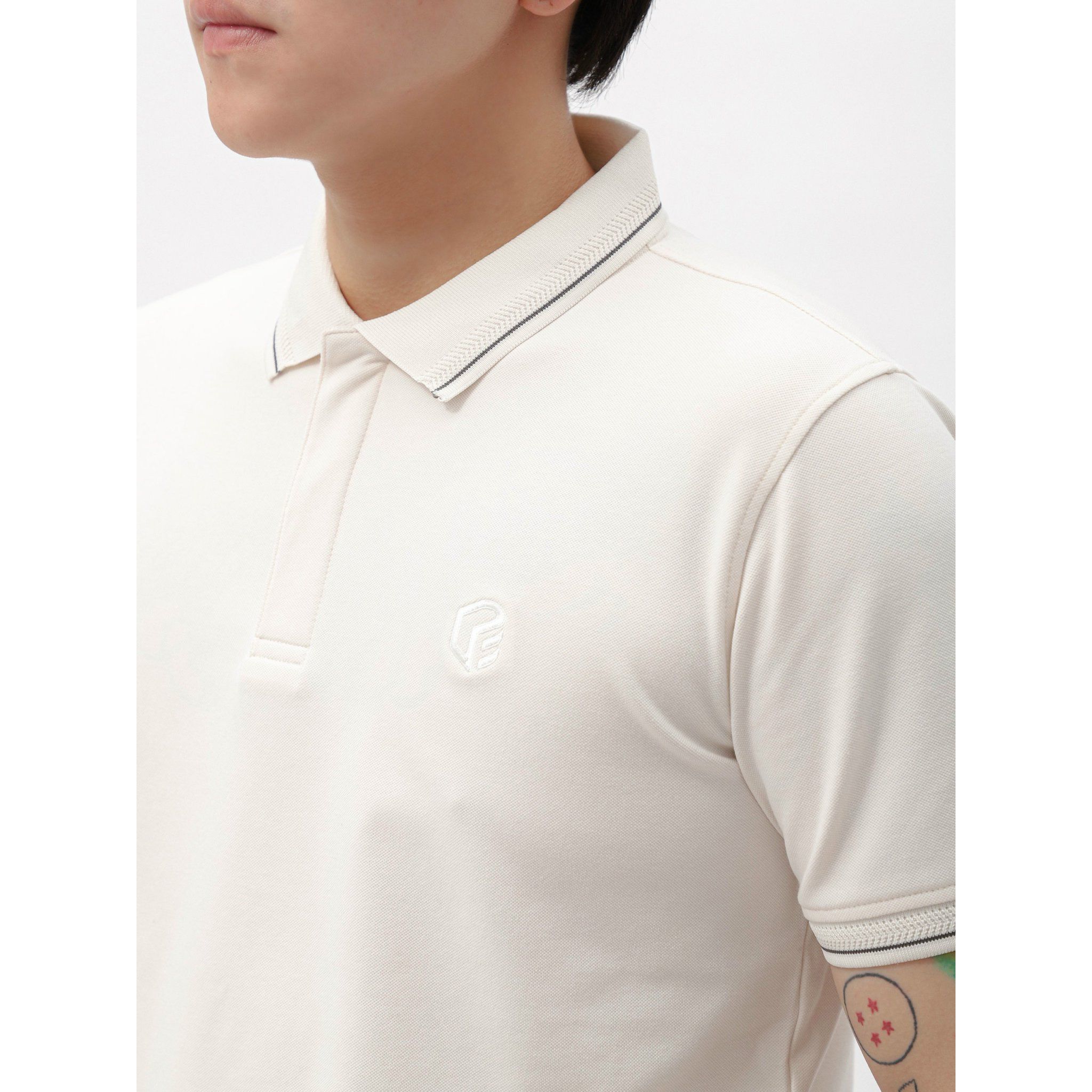 Polo DEFOXX Bo Dệt Phối Viền