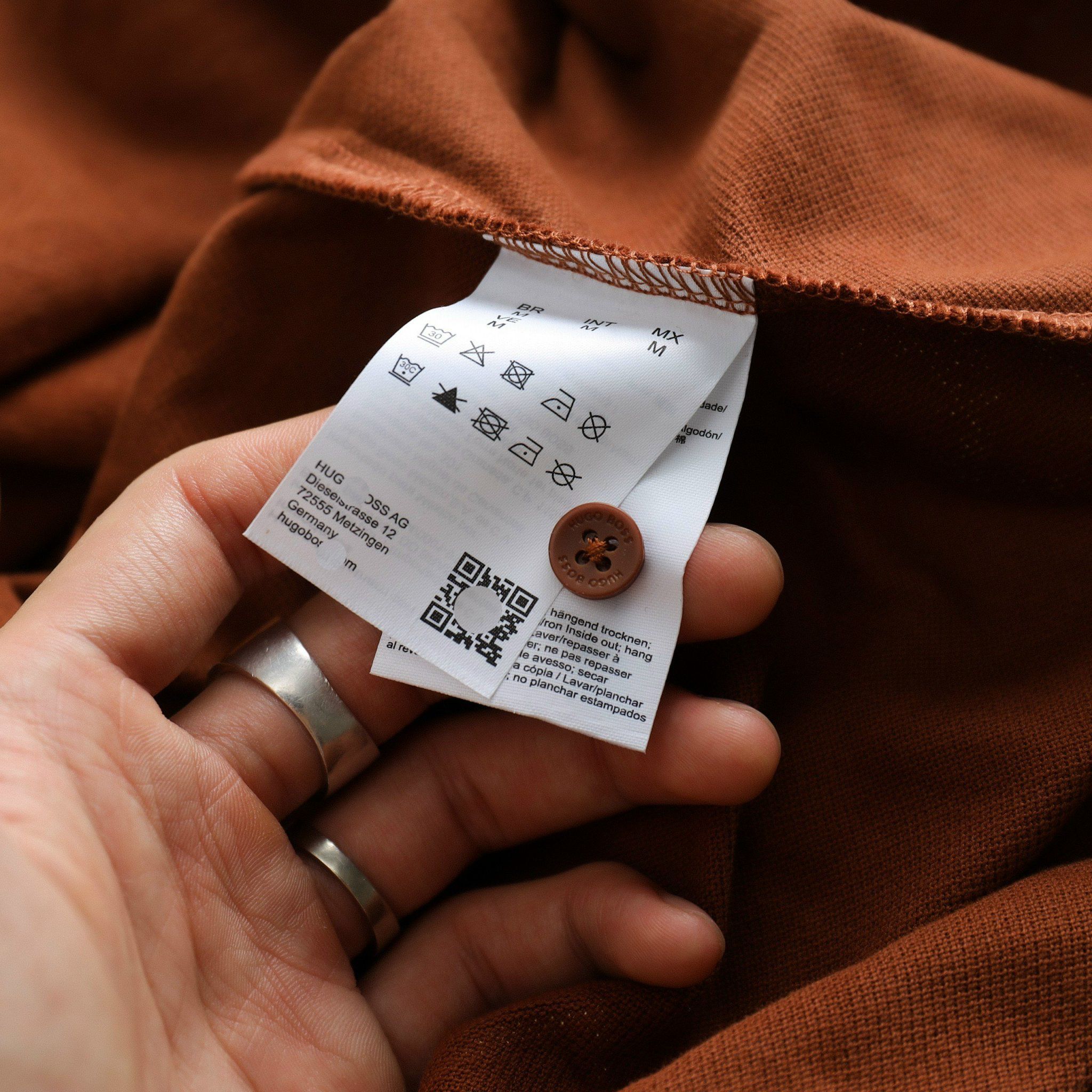 Polo BOSS Họa Tiết Monogram