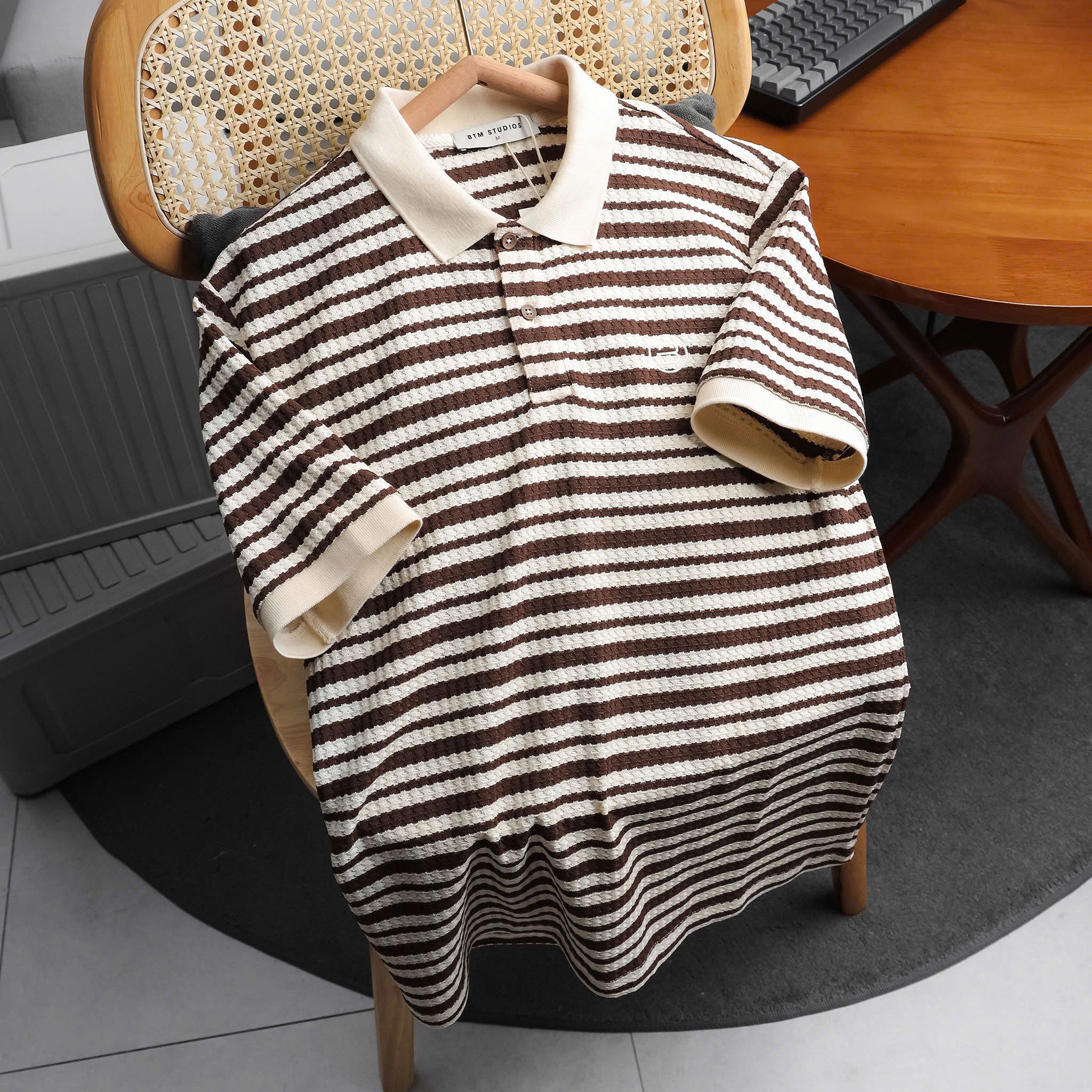 Polo BTM Striped Jacquard