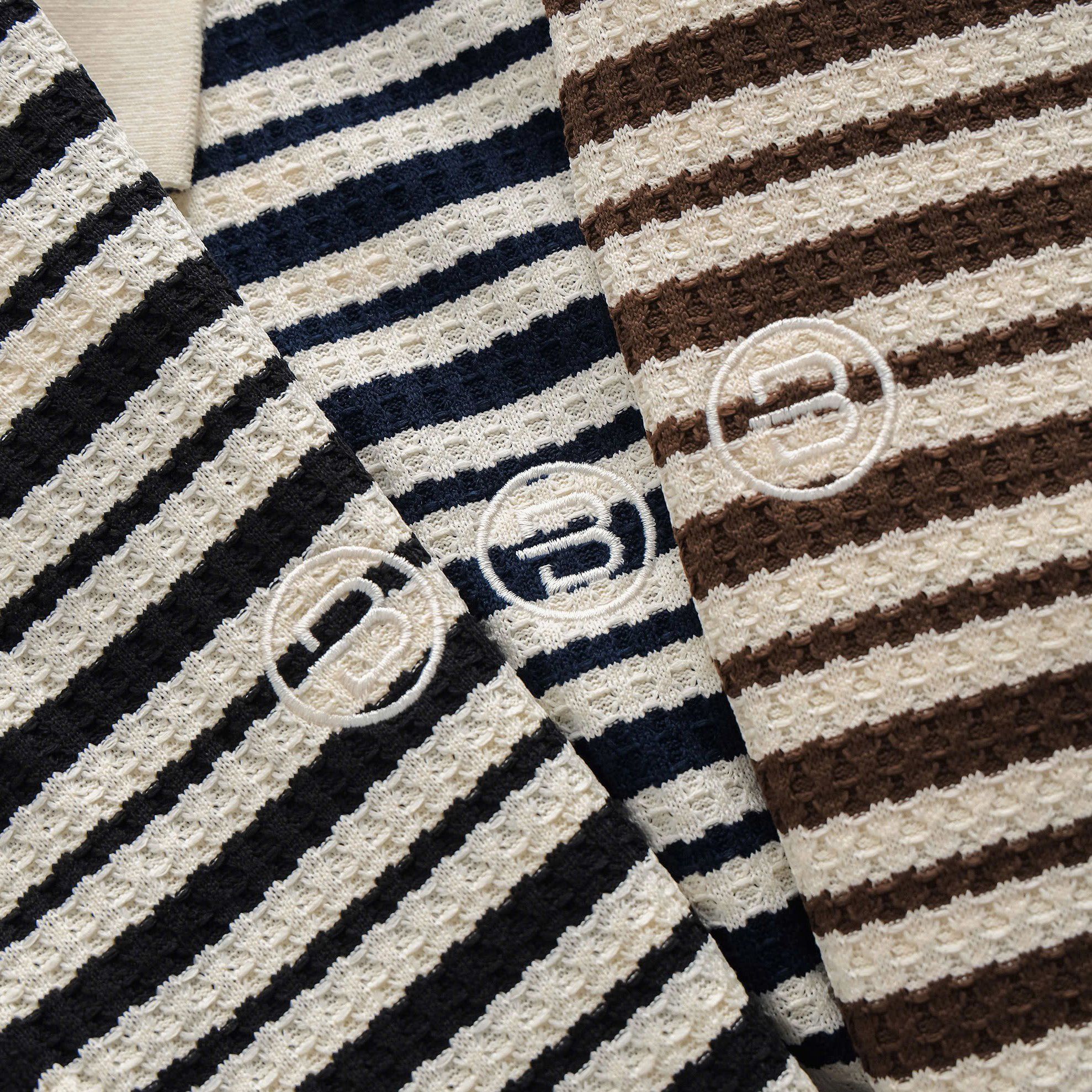 Polo BTM Striped Jacquard