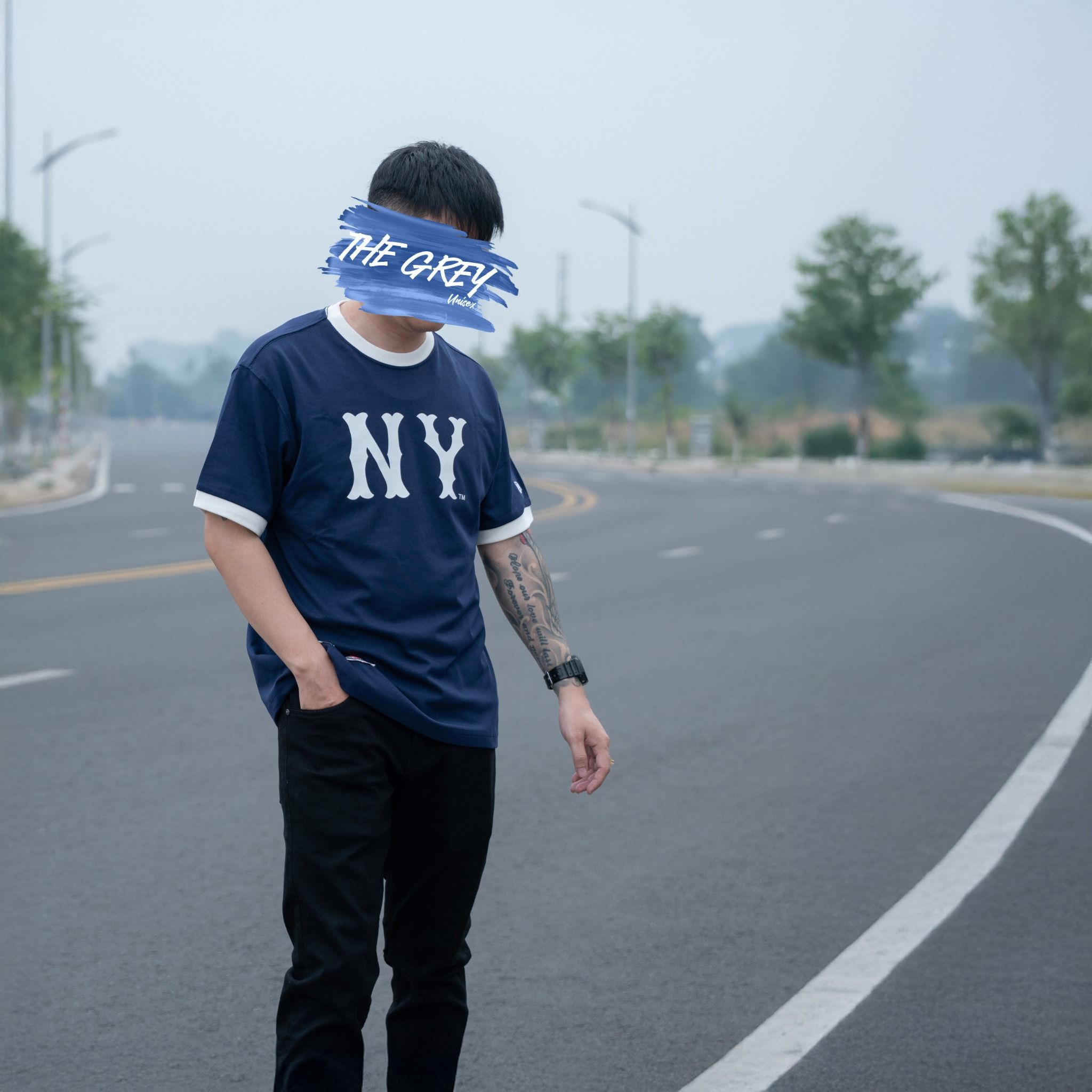 Tee NEW.ERA Logo NY Phối Bo