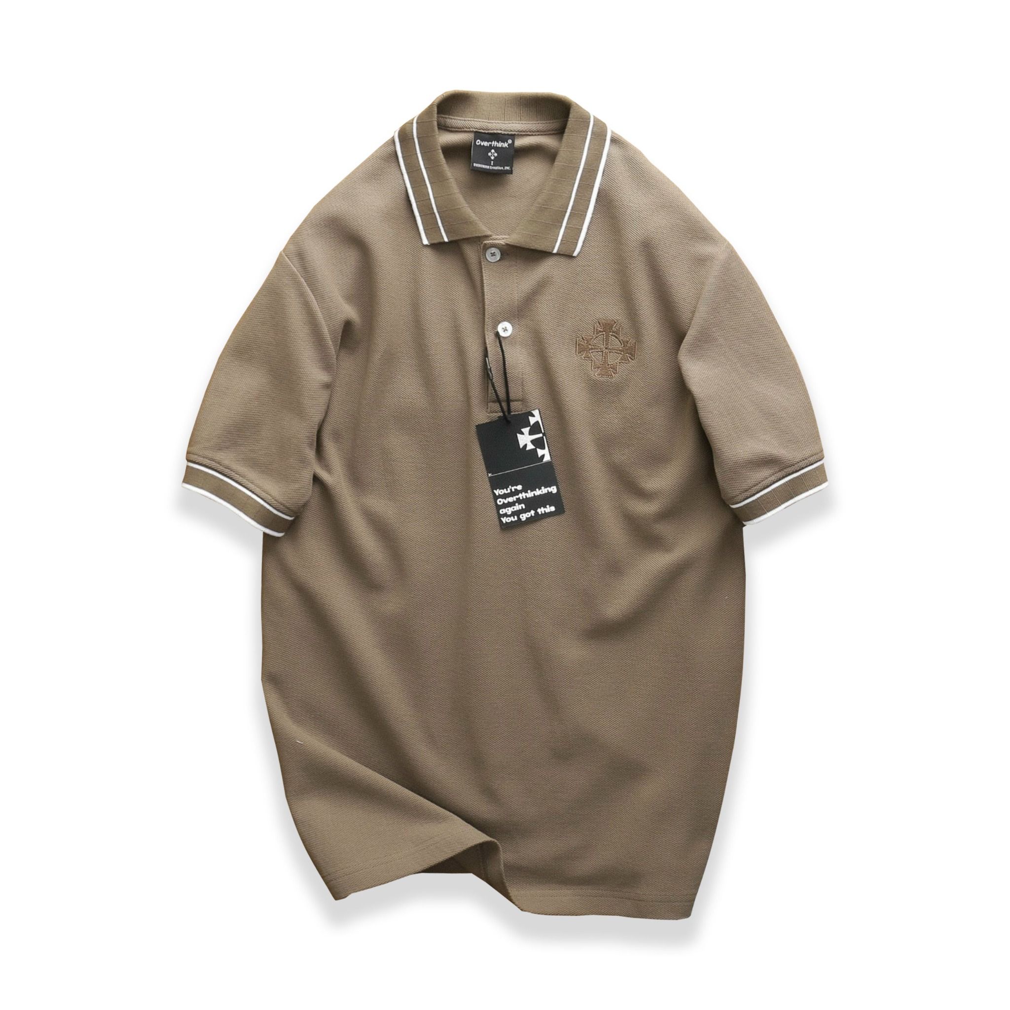 Polo OVERTHING Logo Thêu