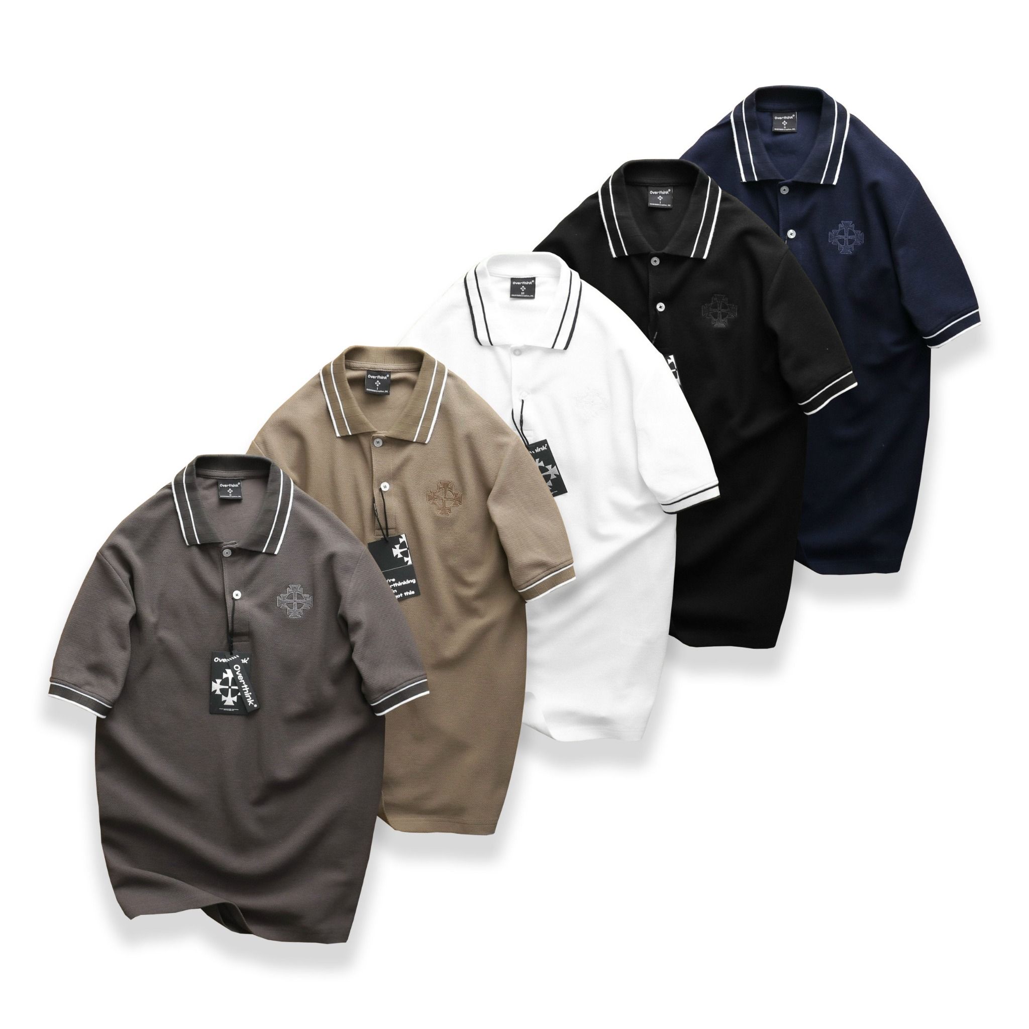 Polo OVERTHING Logo Thêu