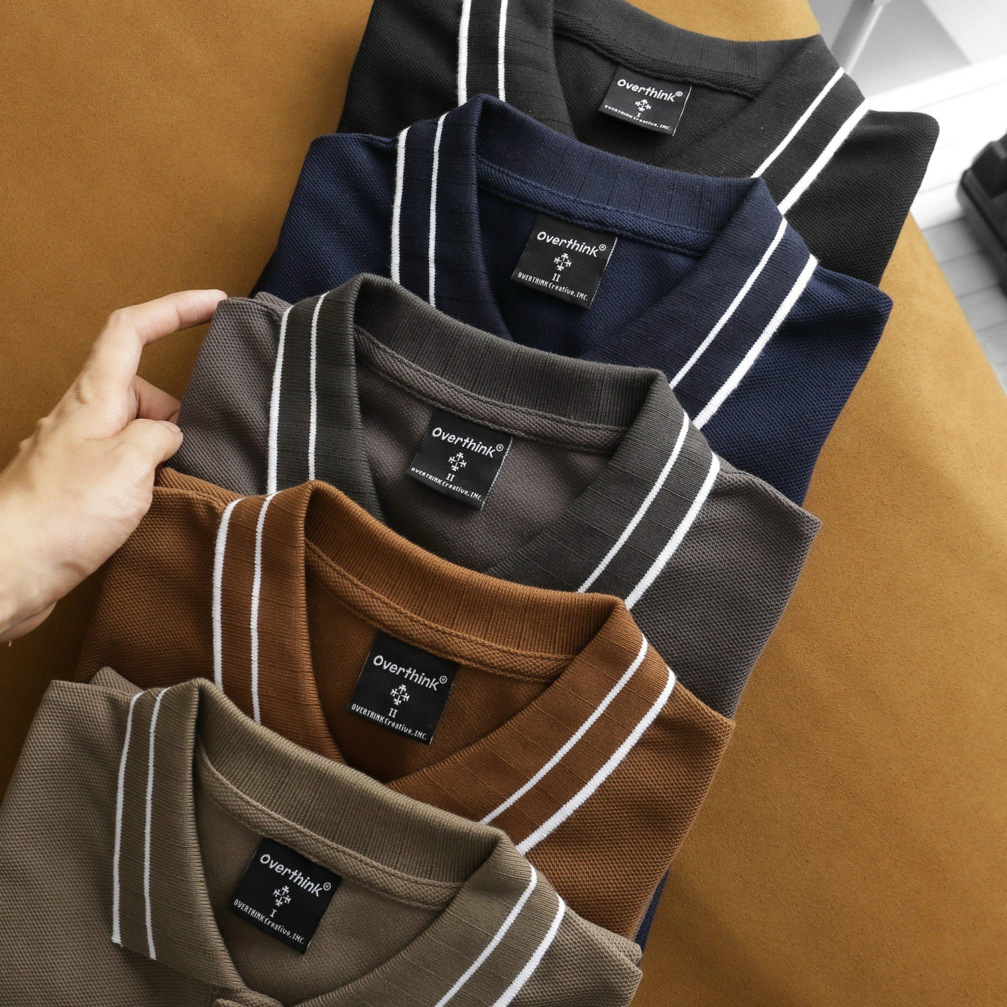 Polo OVERTHING Logo Thêu