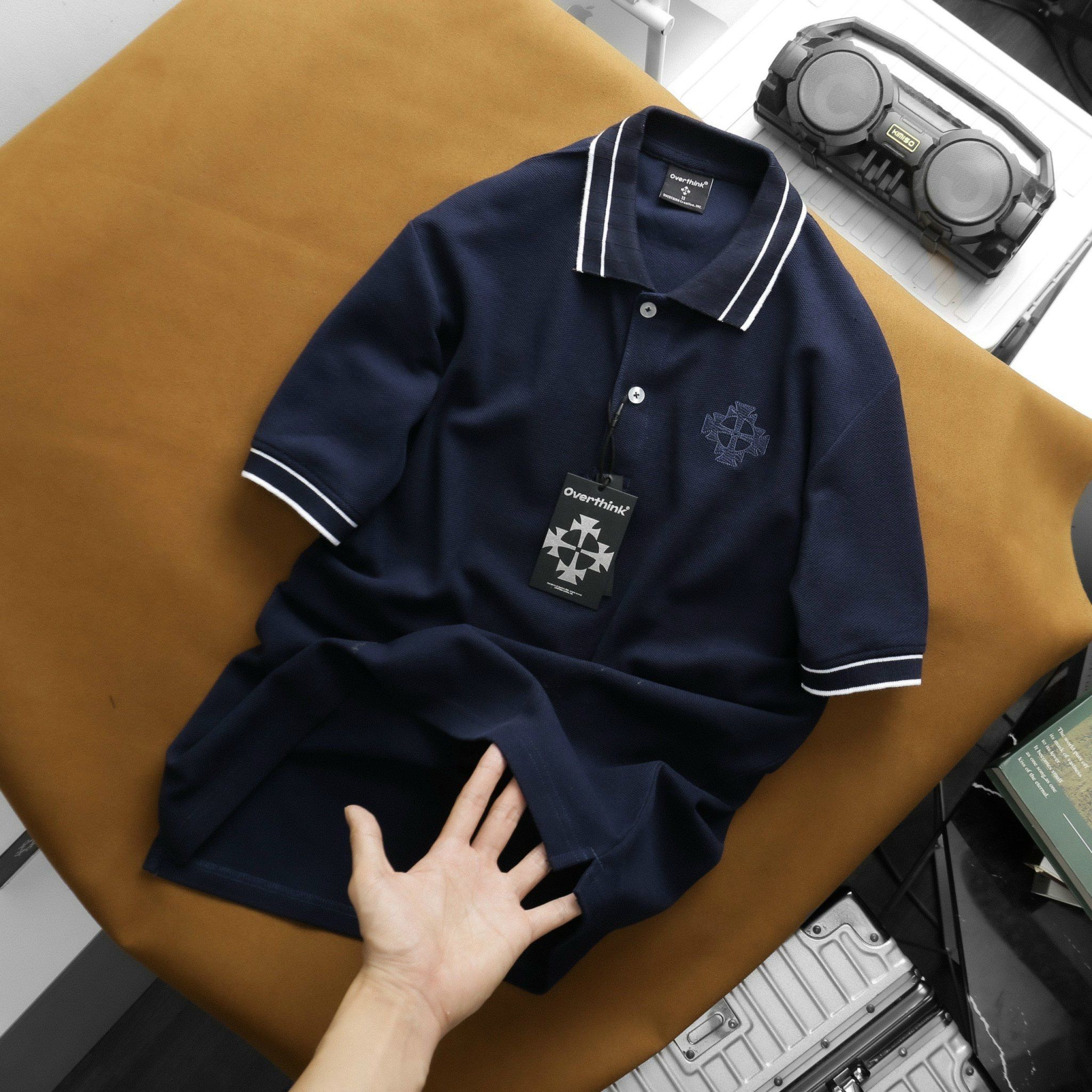 Polo OVERTHING Logo Thêu