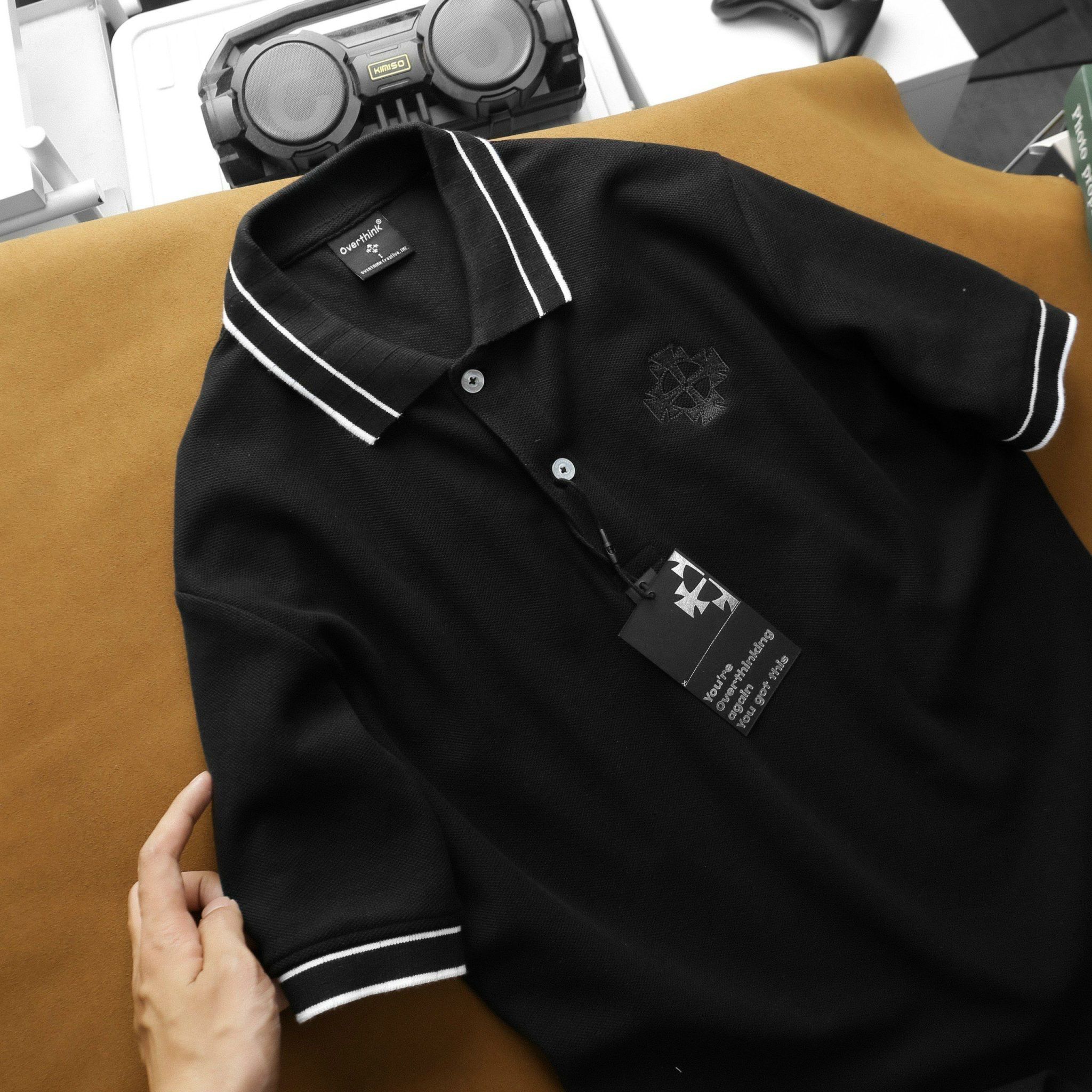 Polo OVERTHING Logo Thêu
