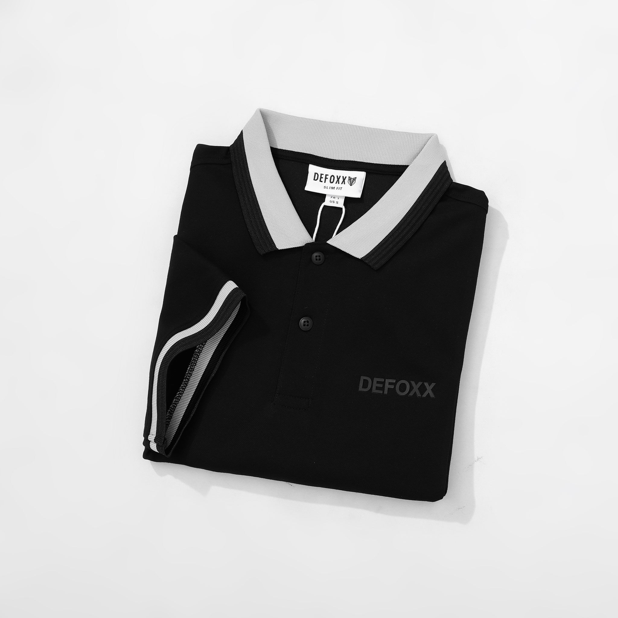 Polo DEFOXX Phối Viền Cổ