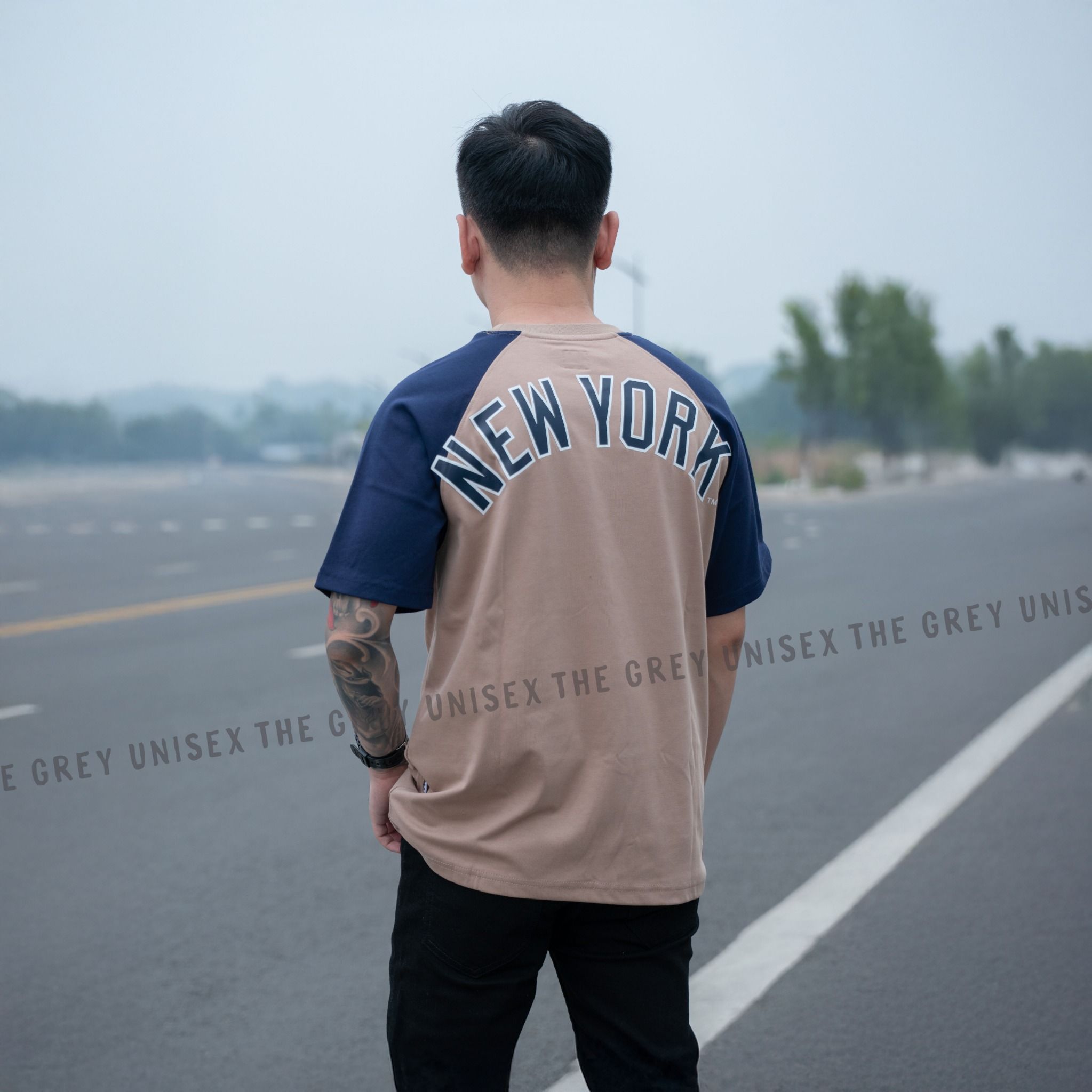 Tee NEW.ERA Logo NY Raglan
